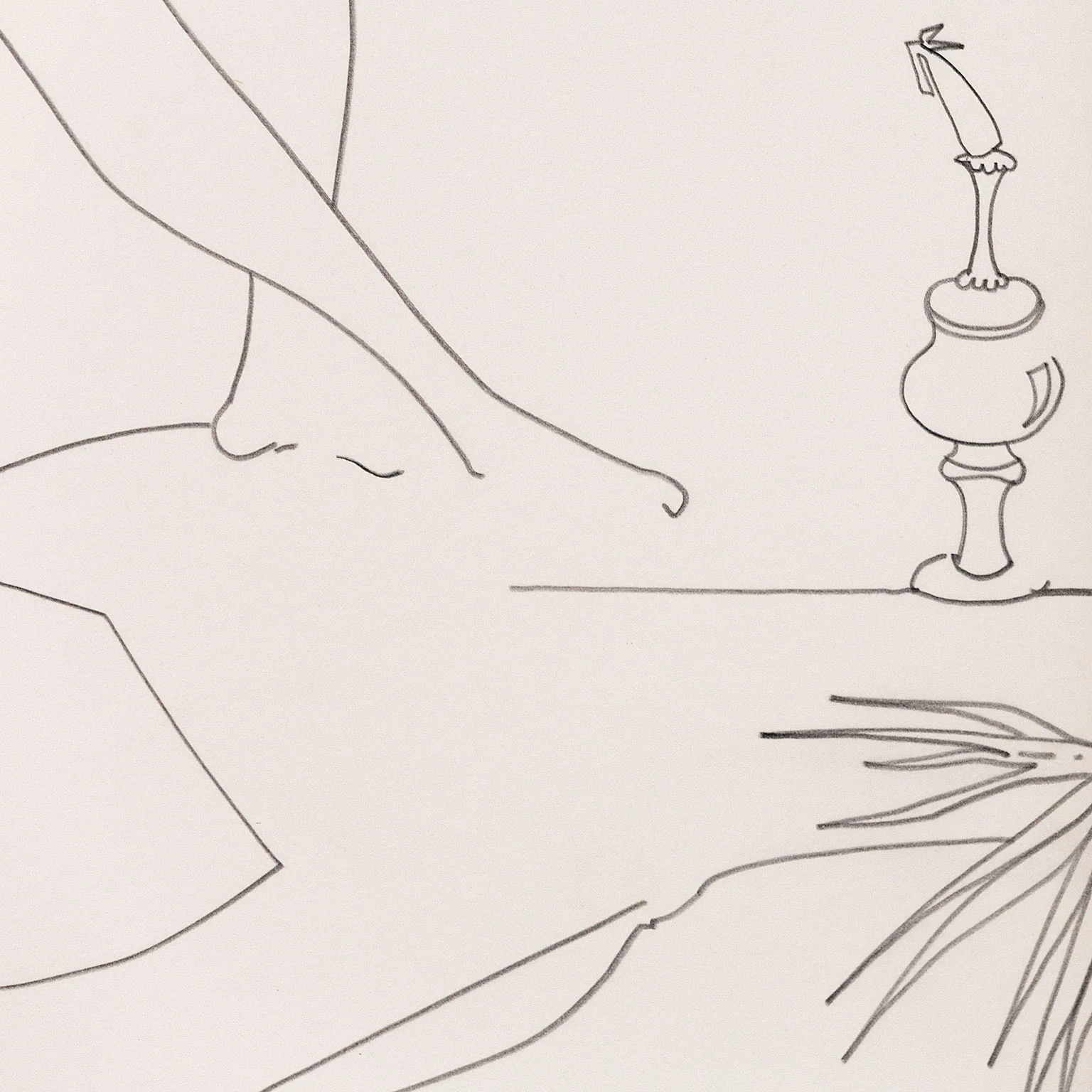 HAROLD TOWN "FOUR NUDES" DRAWING, 1984 - Image 5