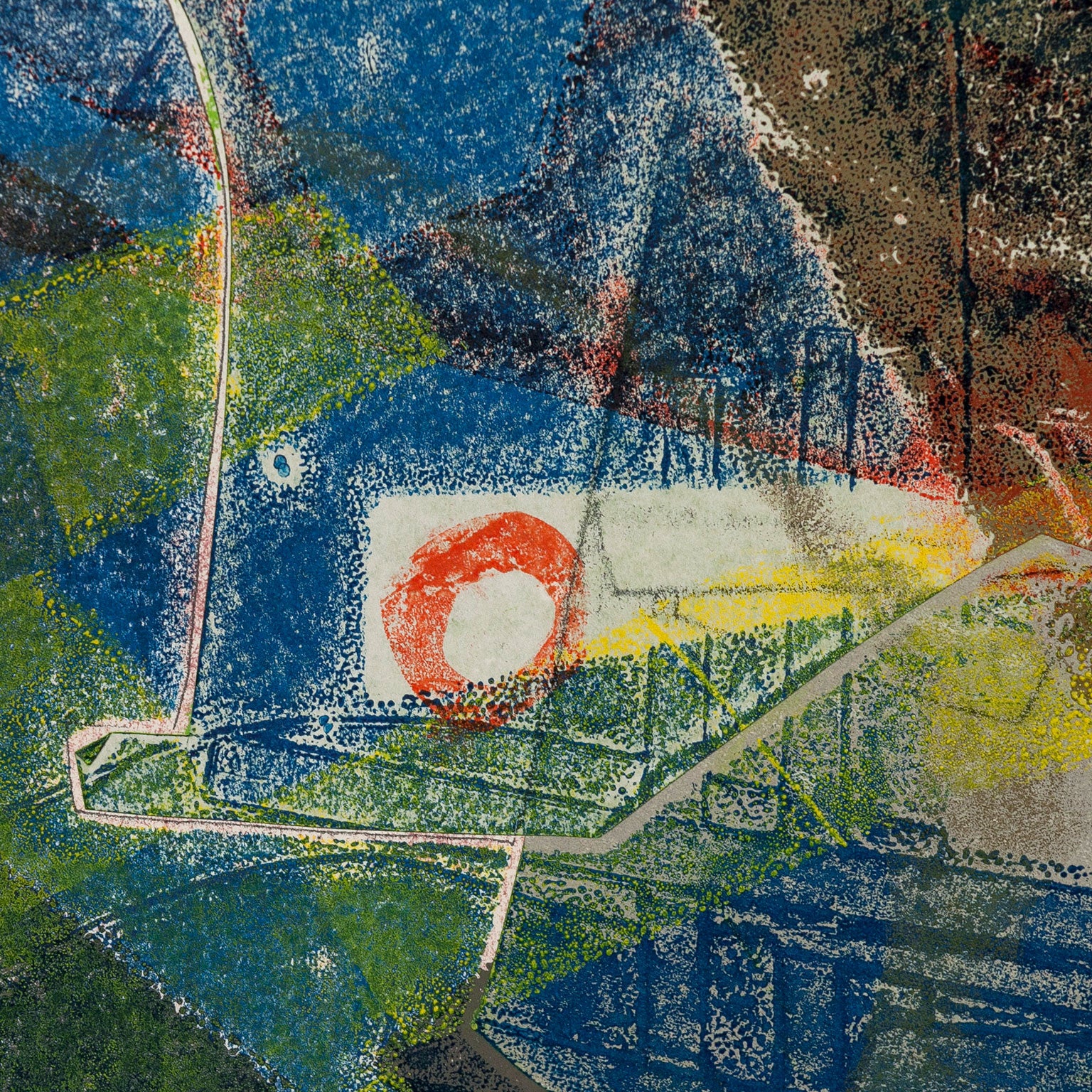 HAROLD TOWN "LAGOON" SINGLE AUTOGRAPHIC PRINT, 1956 - Image 10