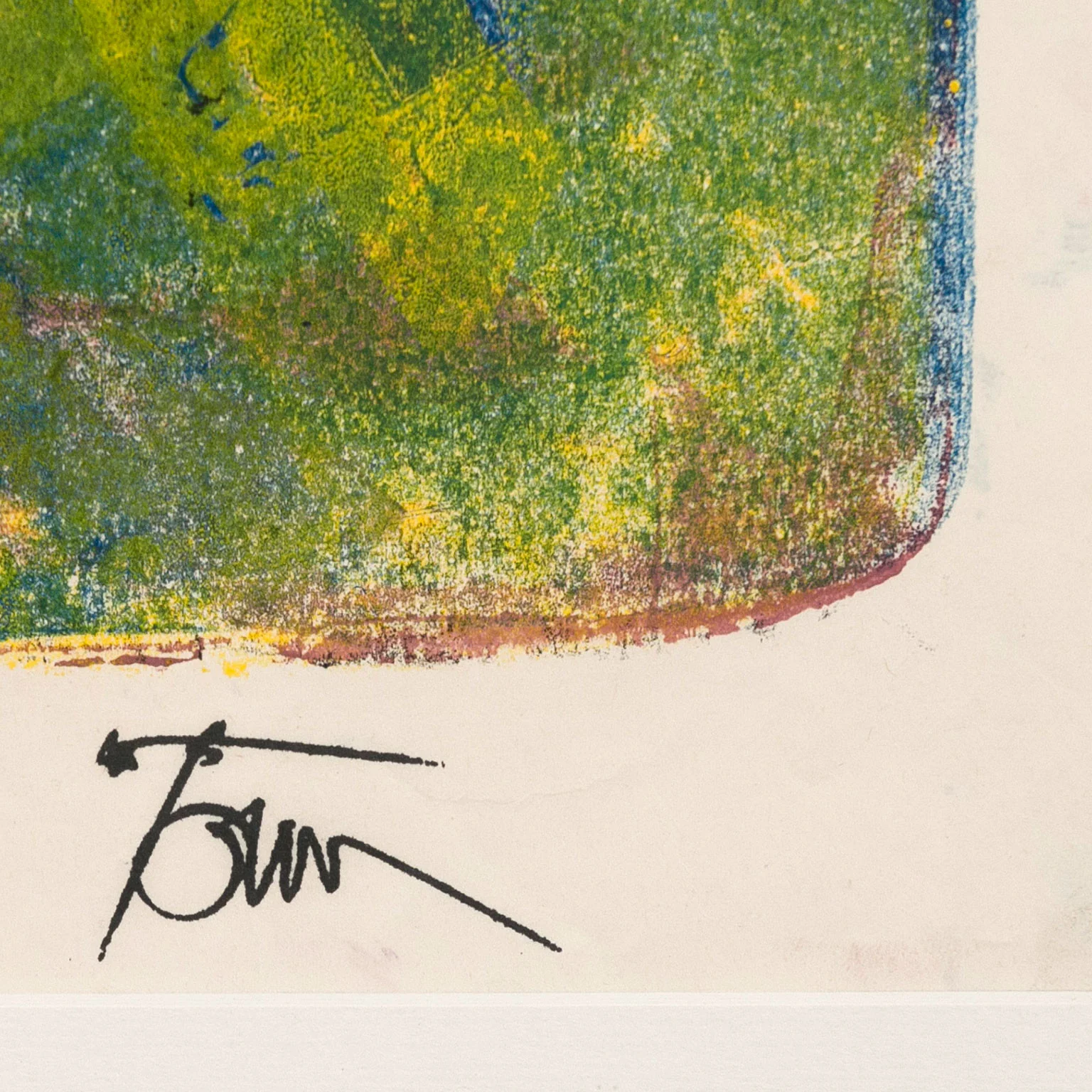 HAROLD TOWN "LAGOON" SINGLE AUTOGRAPHIC PRINT, 1956 - Image 4