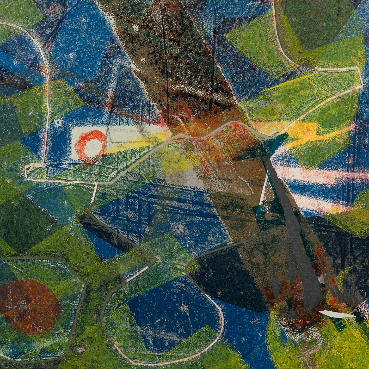 HAROLD TOWN "LAGOON" SINGLE AUTOGRAPHIC PRINT, 1956 - Image 7