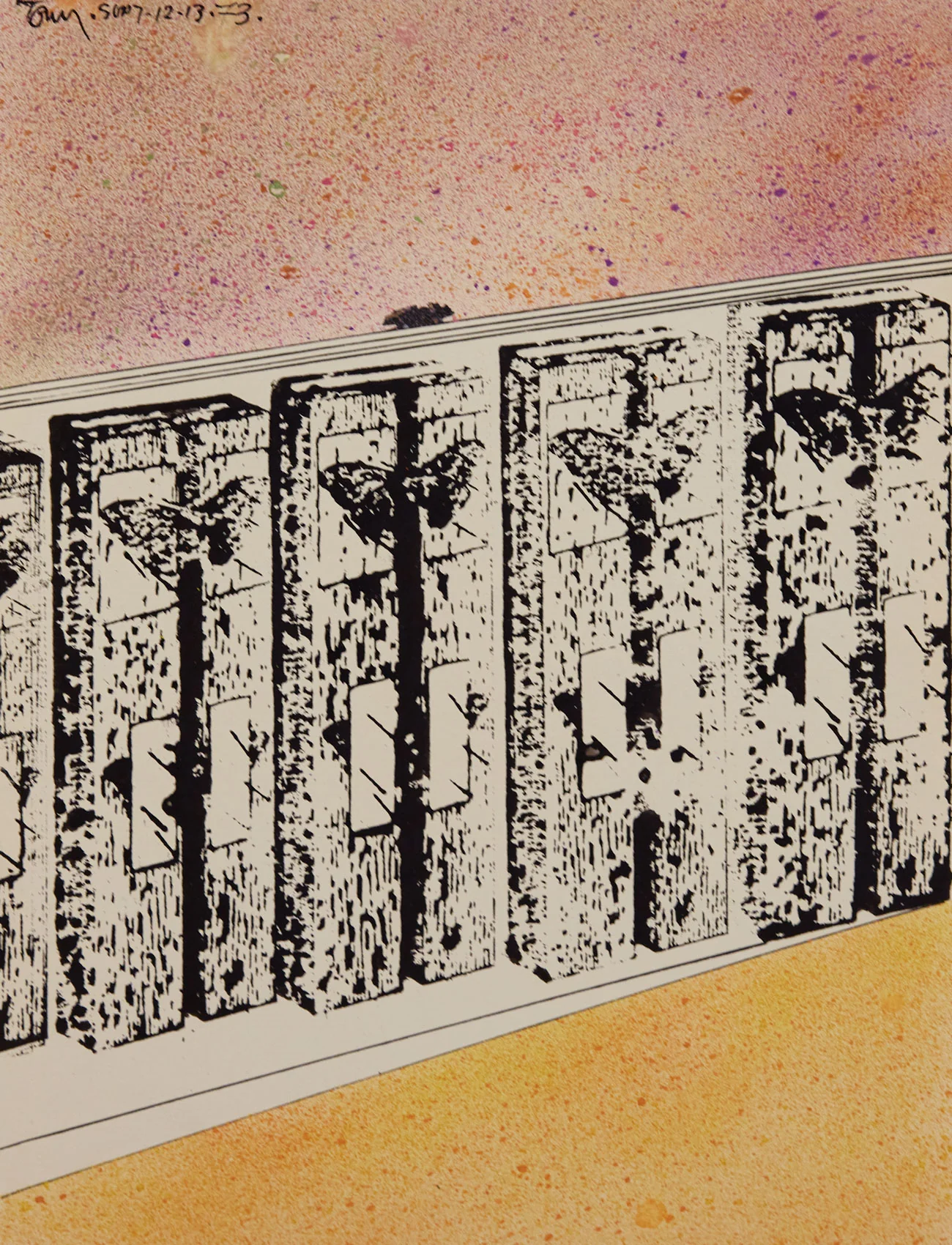 HAROLD TOWN "MEMORY WALL" 1973 - Image 8