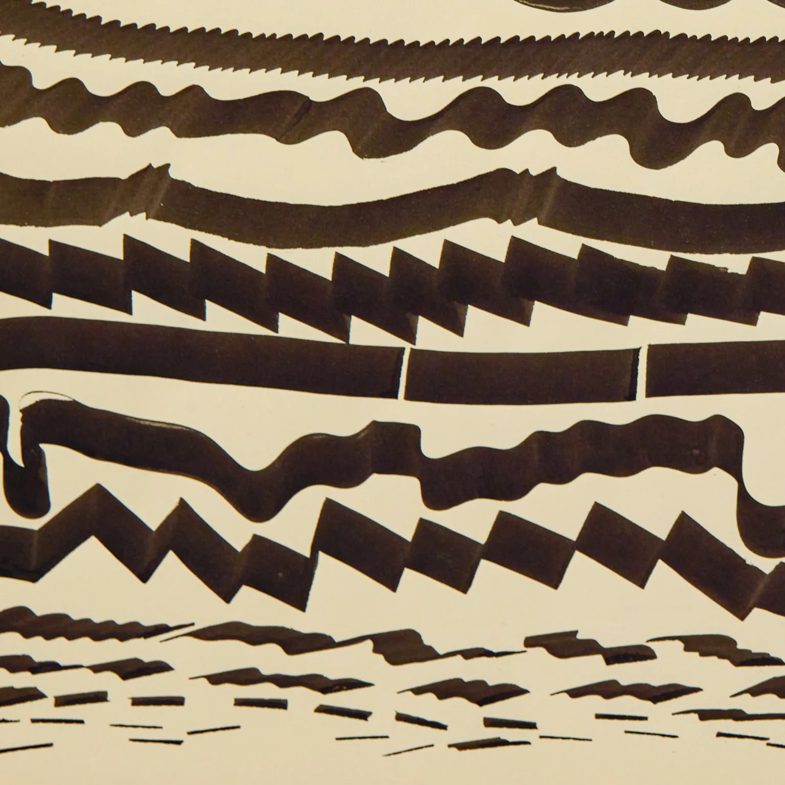 HAROLD TOWN "OCEAN #3" DRAWING, 1979 - Image 4