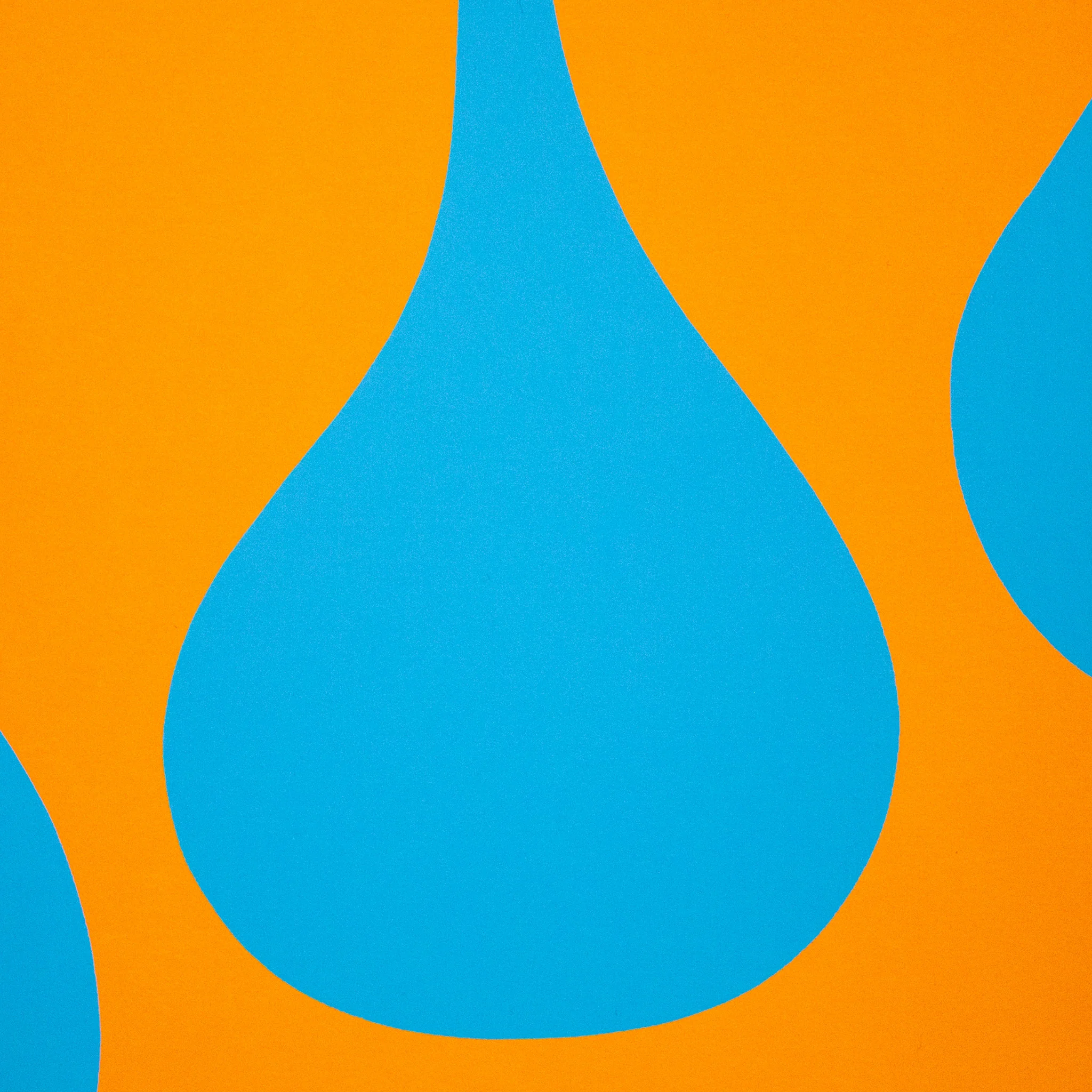 HAROLD TOWN "ORANGE BLUE STRETCH" LITHO 1971 - Image 5