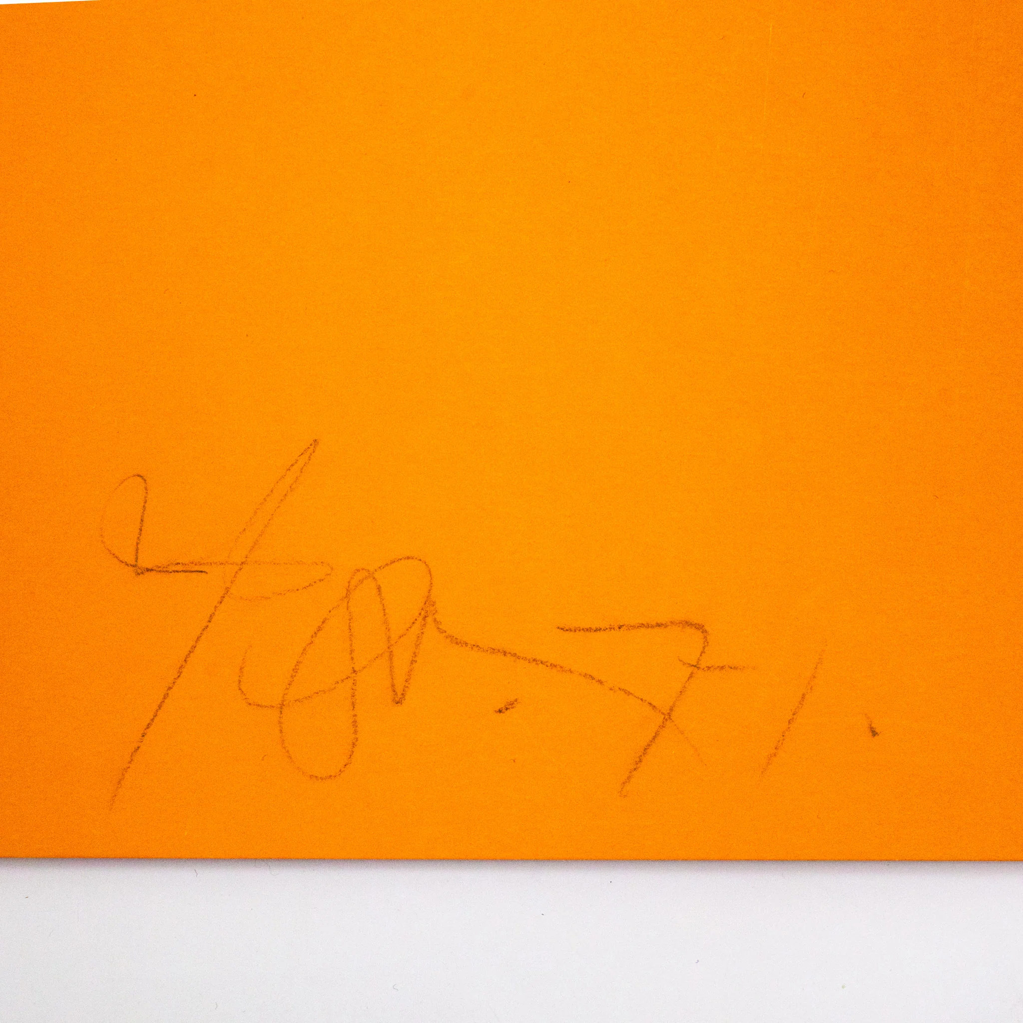 HAROLD TOWN "ORANGE BLUE STRETCH" LITHO 1971 - Image 6