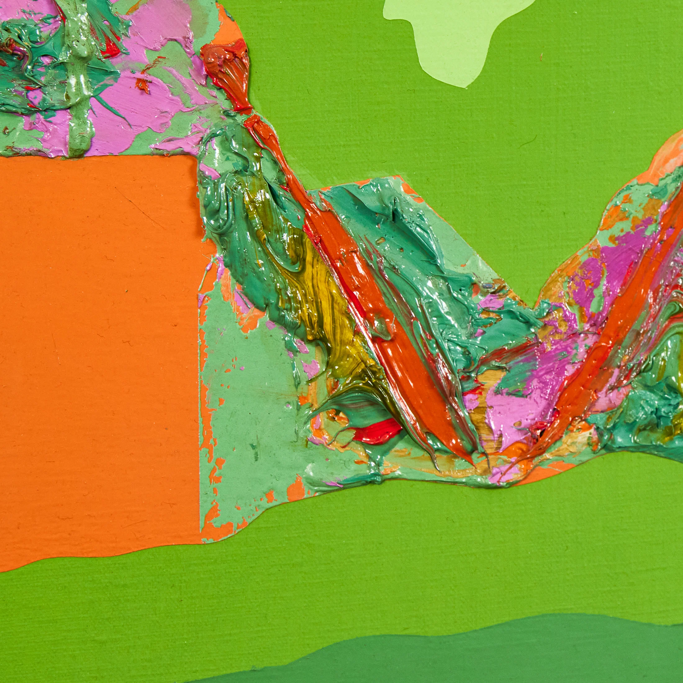 HAROLD TOWN "PARK #52" OIL ON CANVAS, 1973 - Image 8