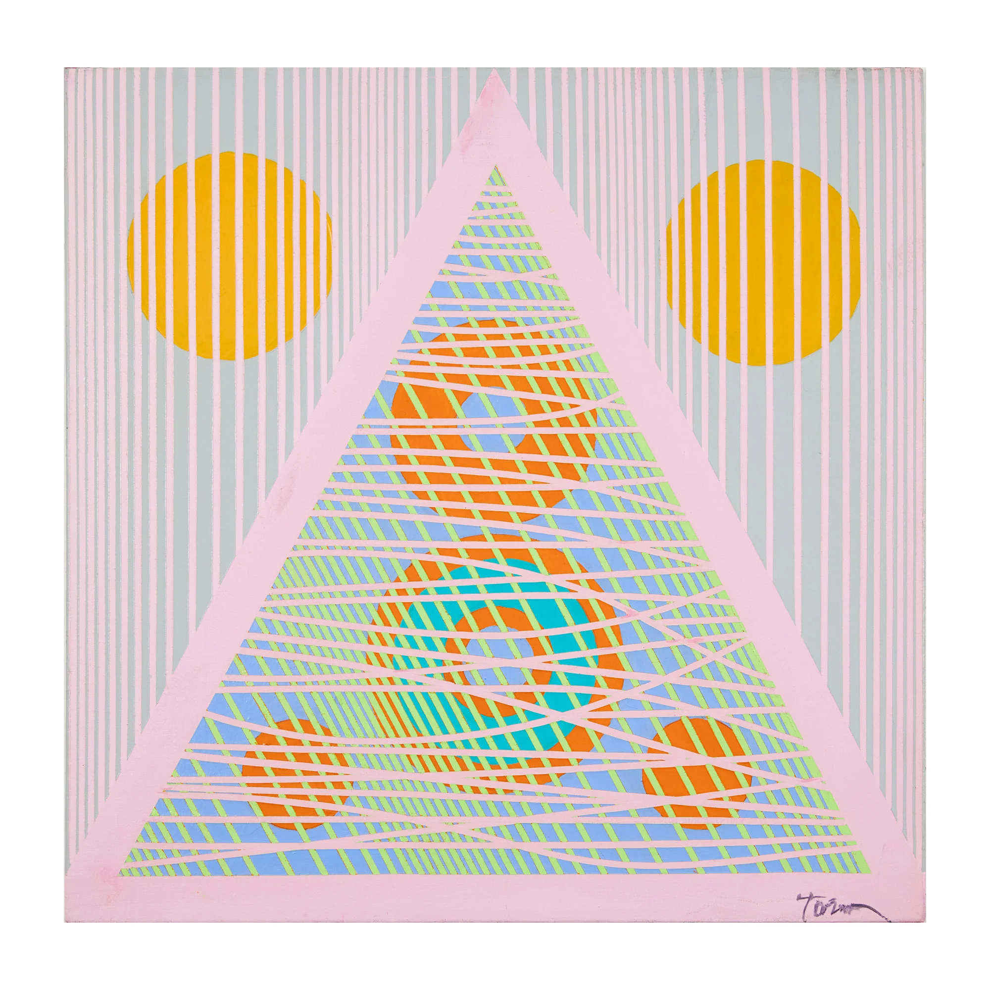 HAROLD TOWN "SILENT LIGHT" PAINTING, 1969 - Image 12
