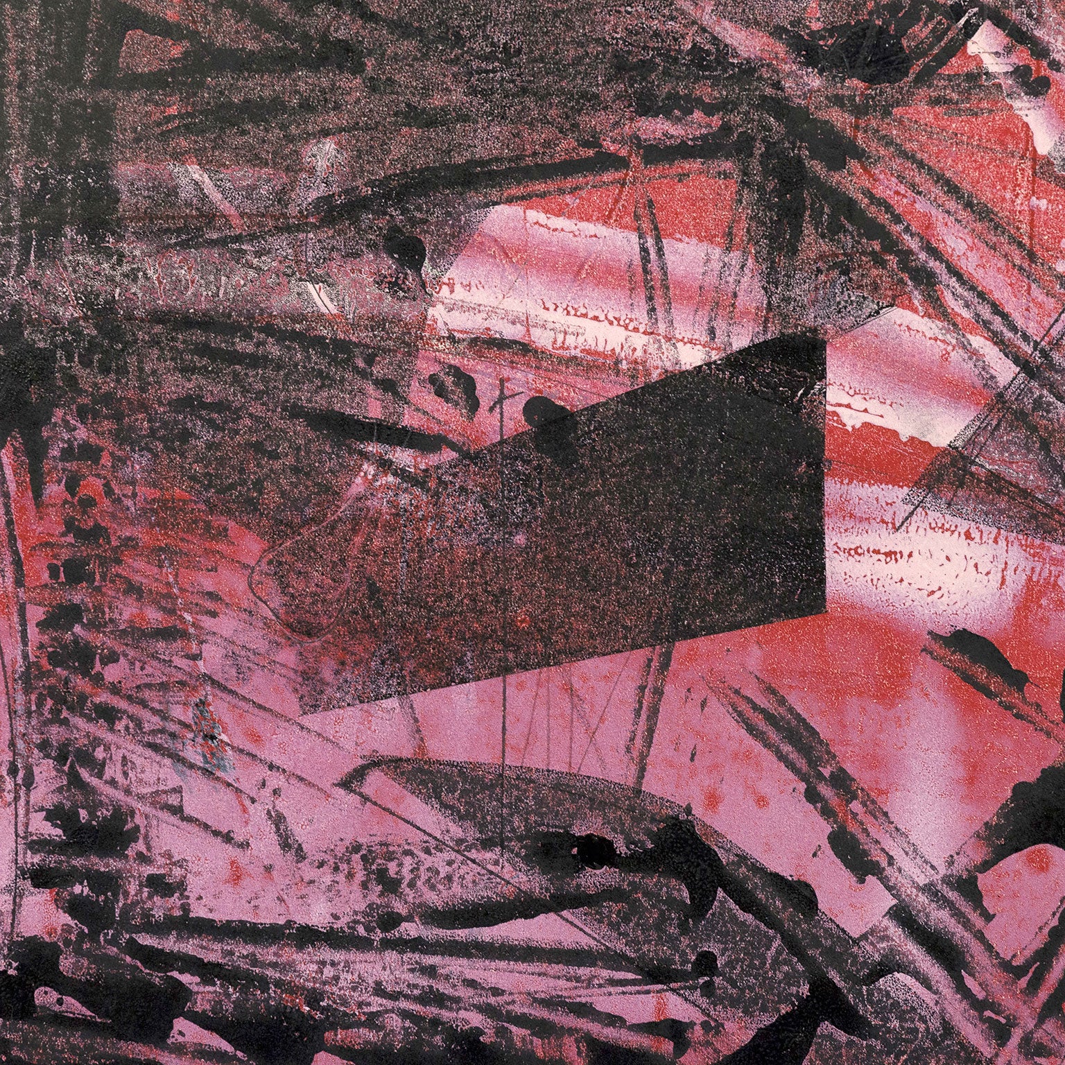 HAROLD TOWN "SINGLE AUTOGRAPHIC PRINT -BLACK BERRY", 1955 - Image 6