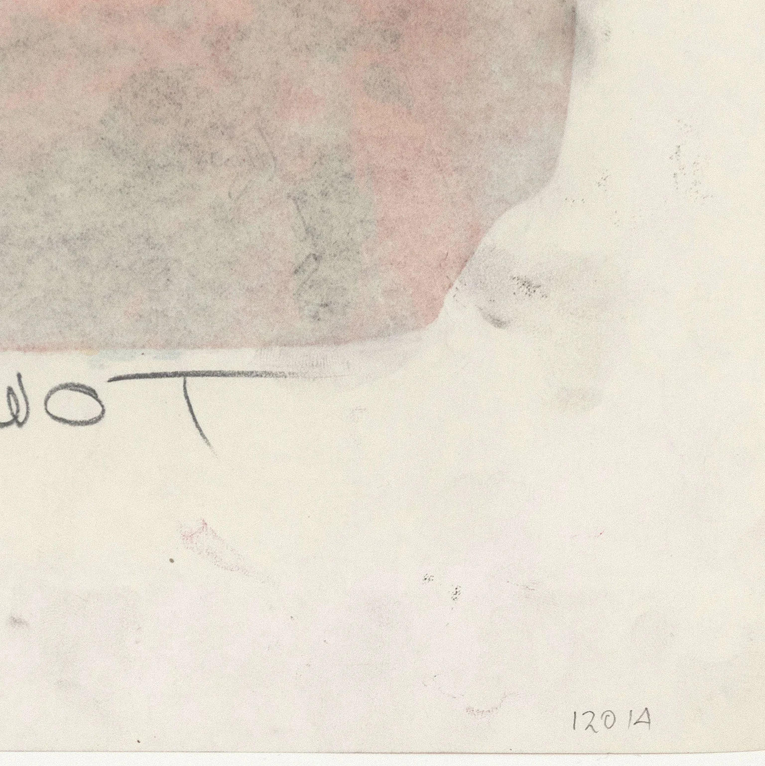 HAROLD TOWN "SINGLE AUTOGRAPHIC PRINT -BLACK BERRY", 1955 - Image 8