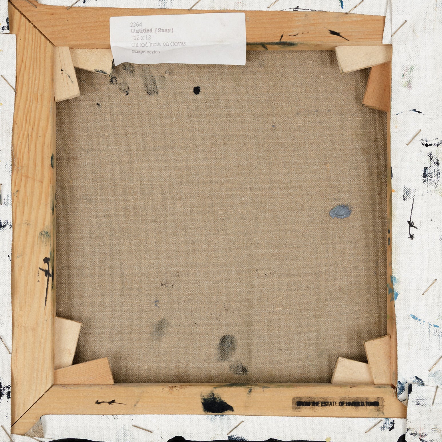HAROLD TOWN "SNAP" OIL AND LUCITE ON CANVAS, c. 1973 - Image 10