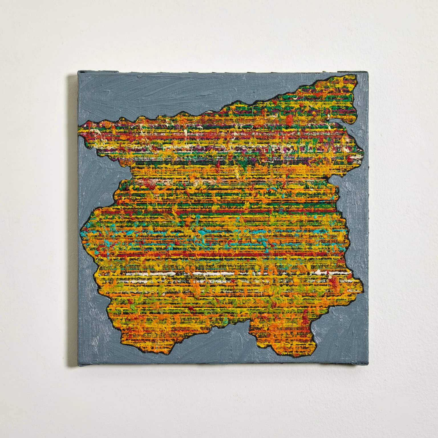 HAROLD TOWN "SNAP" OIL AND LUCITE ON CANVAS, c. 1973 - Image 2