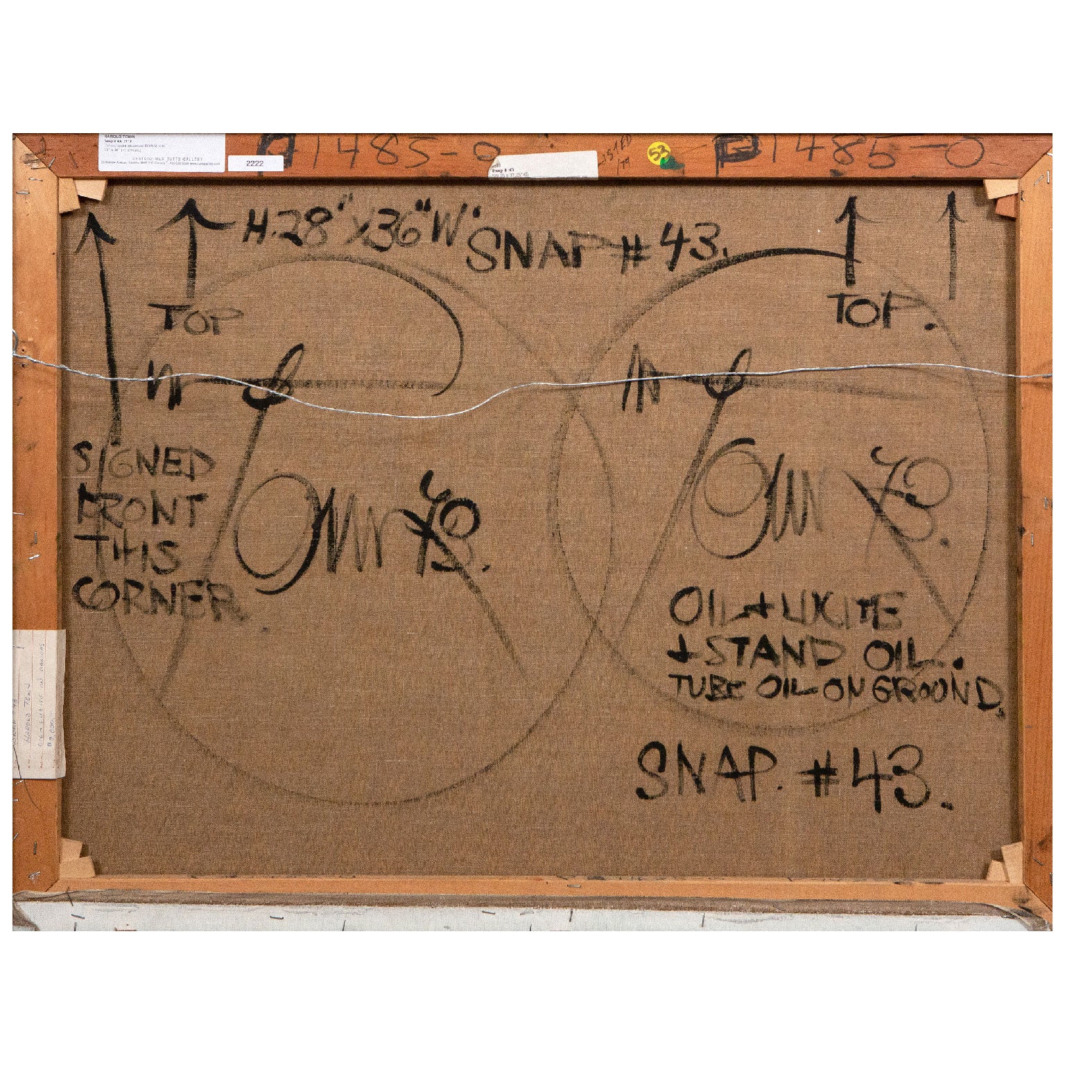 HAROLD TOWN "SNAP PAINTING 45", 1973 - Image 7