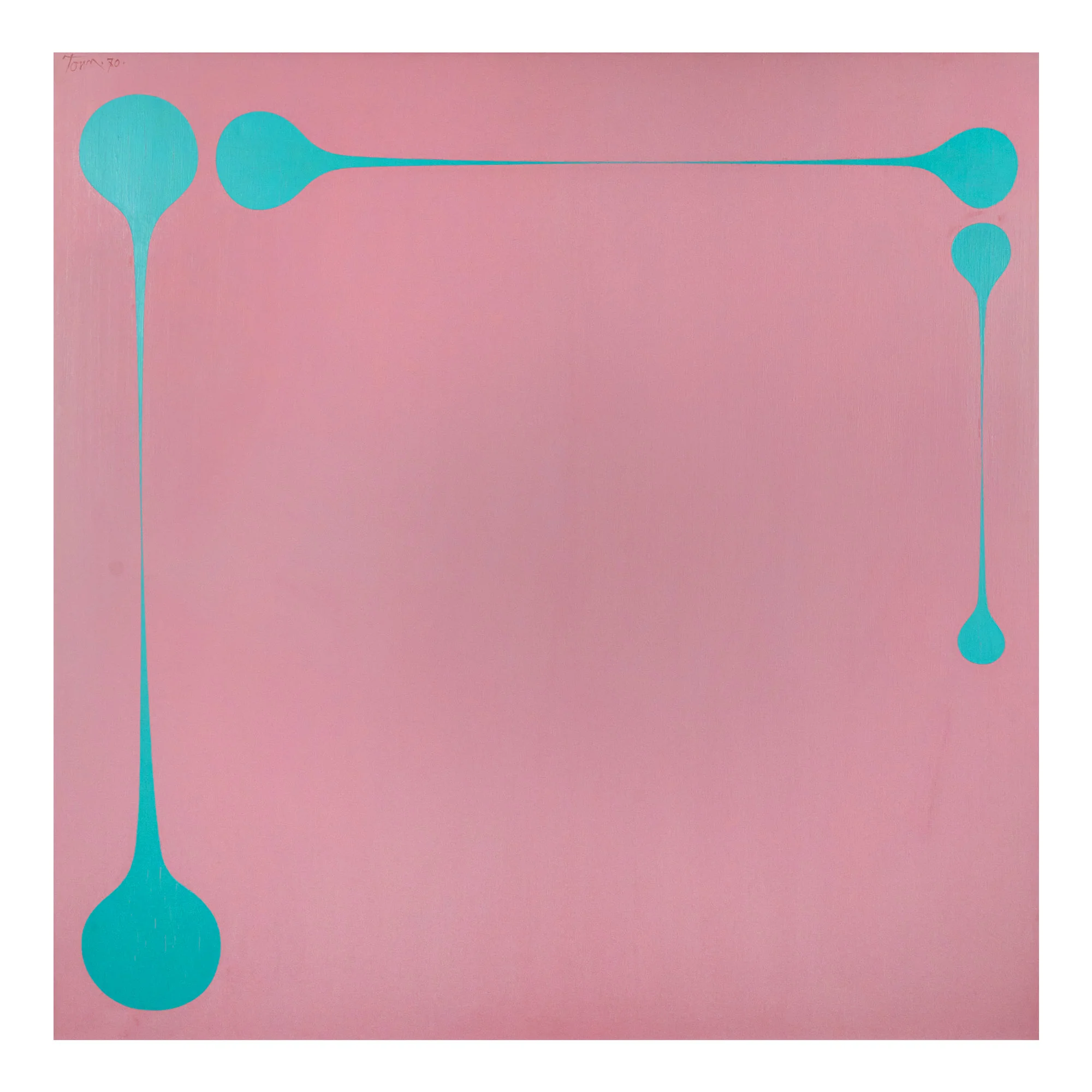 HAROLD TOWN "STRETCH #30" PAINTING, 1970 - Image 2