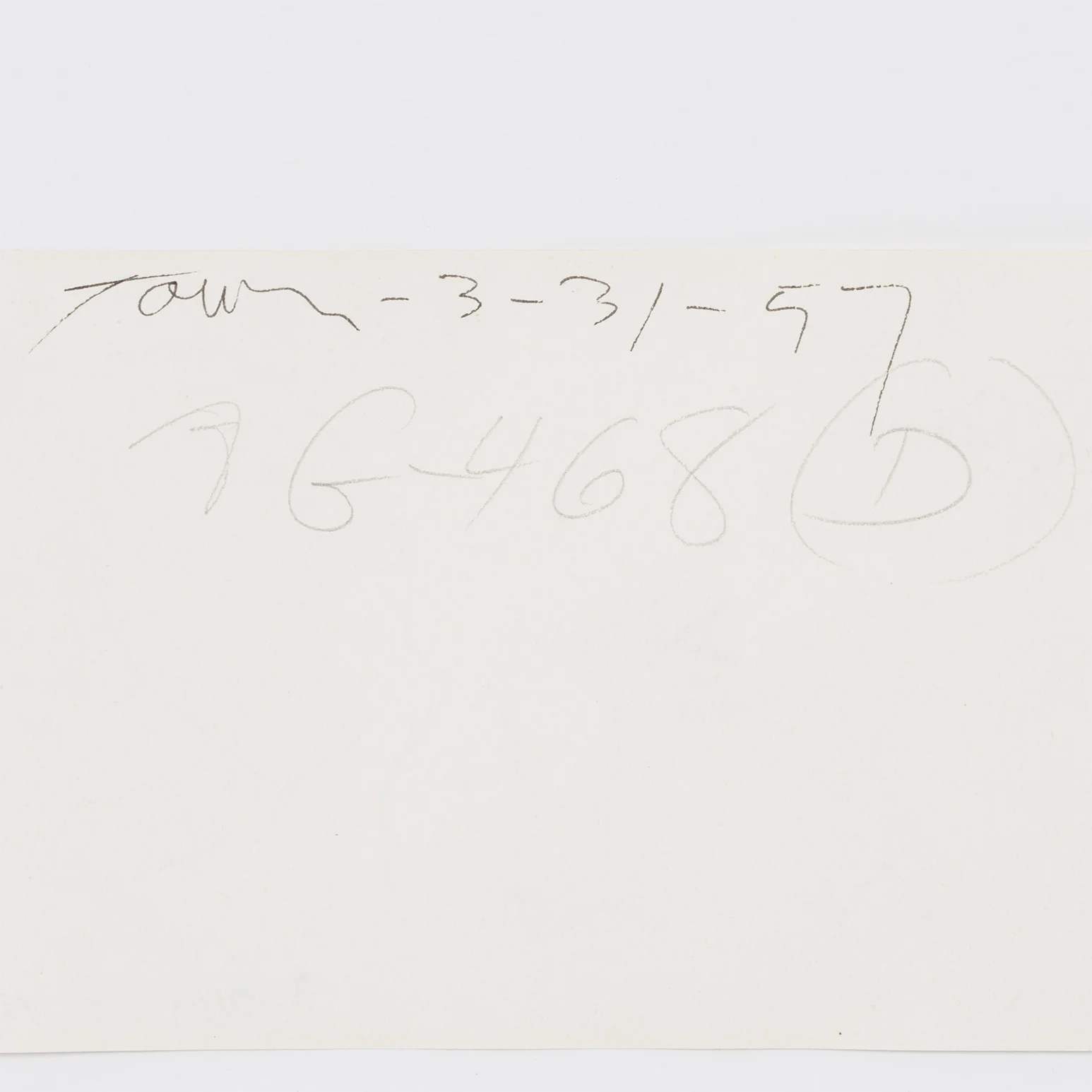 HAROLD TOWN "SURPRISED BUTLER" DRAWING, 1957 - Image 10