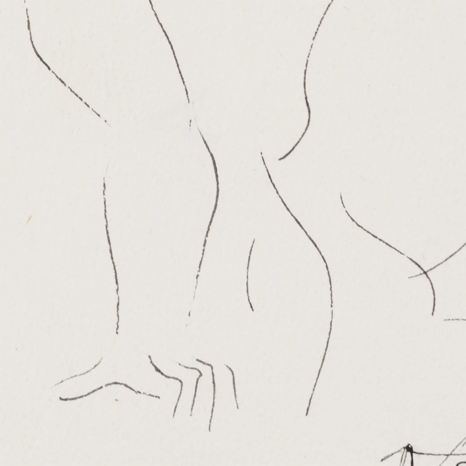 HAROLD TOWN "SURPRISED BUTLER" DRAWING, 1957 - Image 6