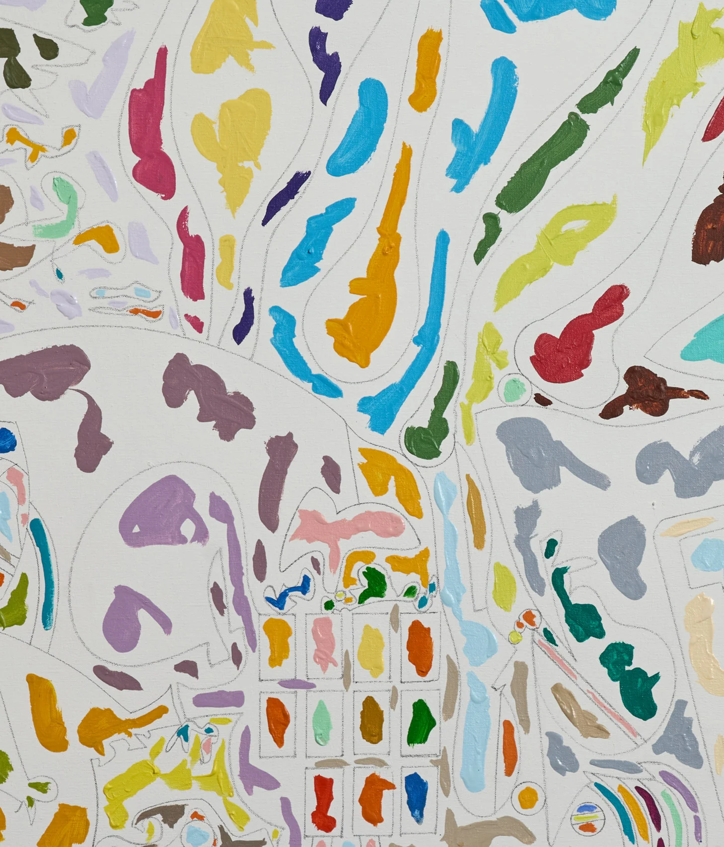 HAROLD TOWN "SWATCH #3" PAINTING, 1987