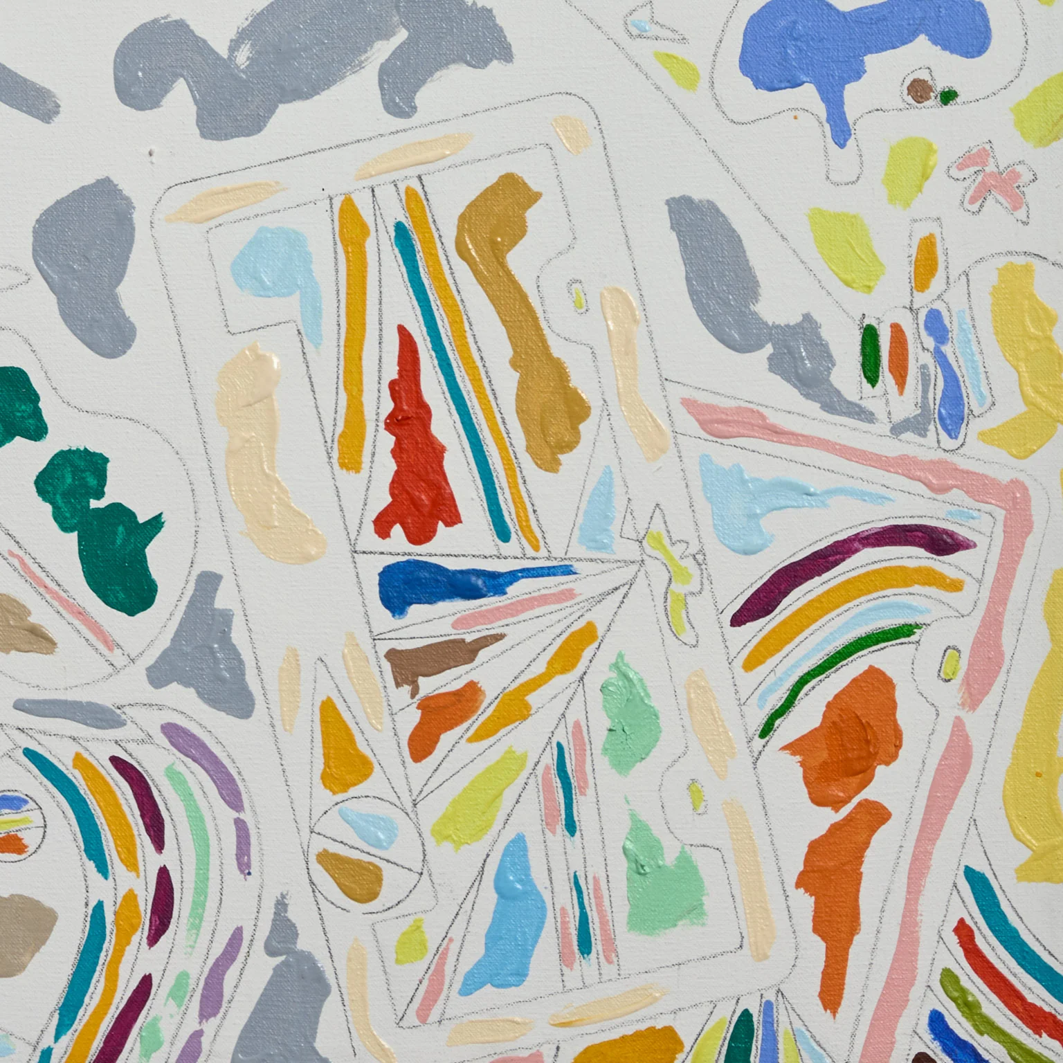 HAROLD TOWN "SWATCH #3" PAINTING, 1987 - Image 5