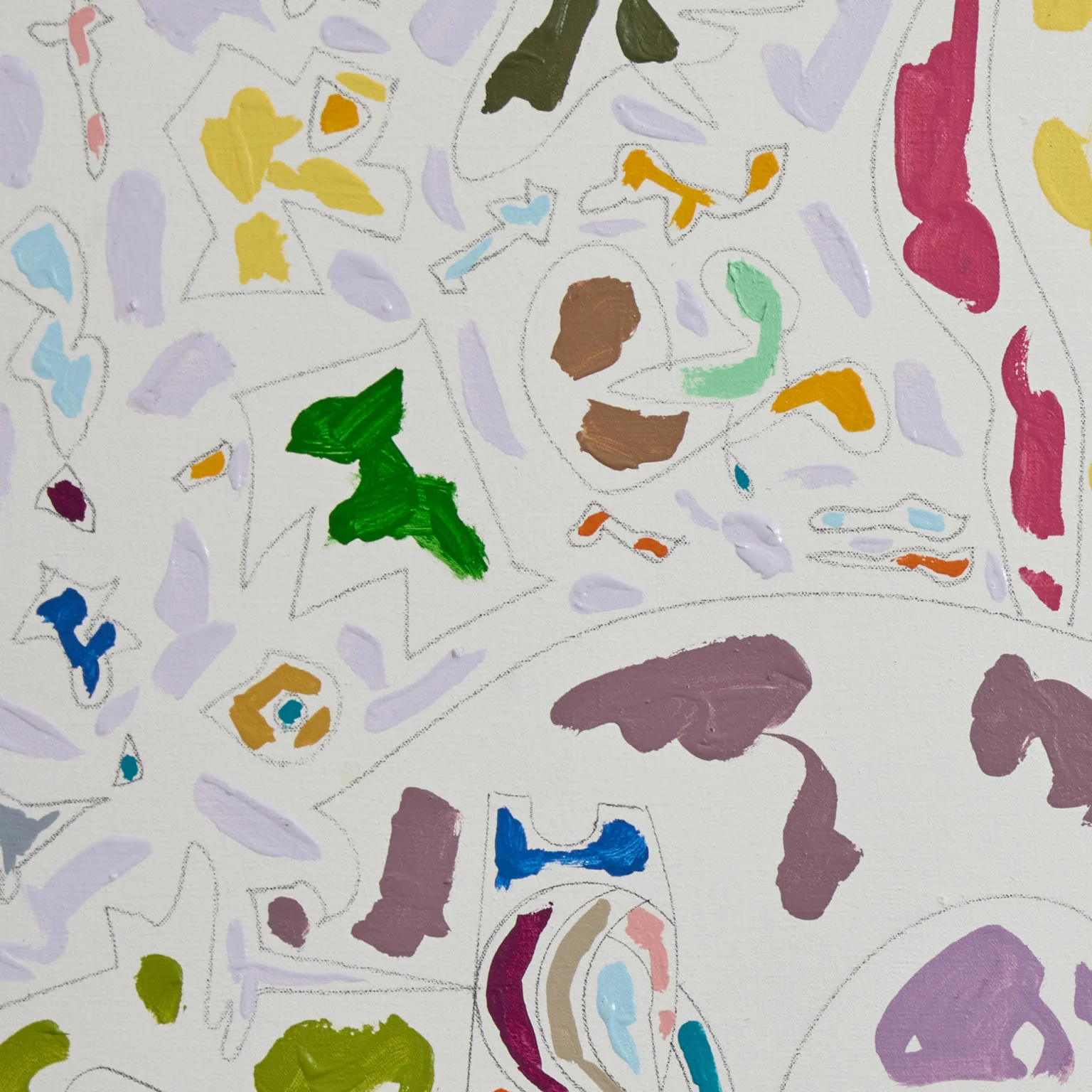 HAROLD TOWN "SWATCH #3" PAINTING, 1987 - Image 6