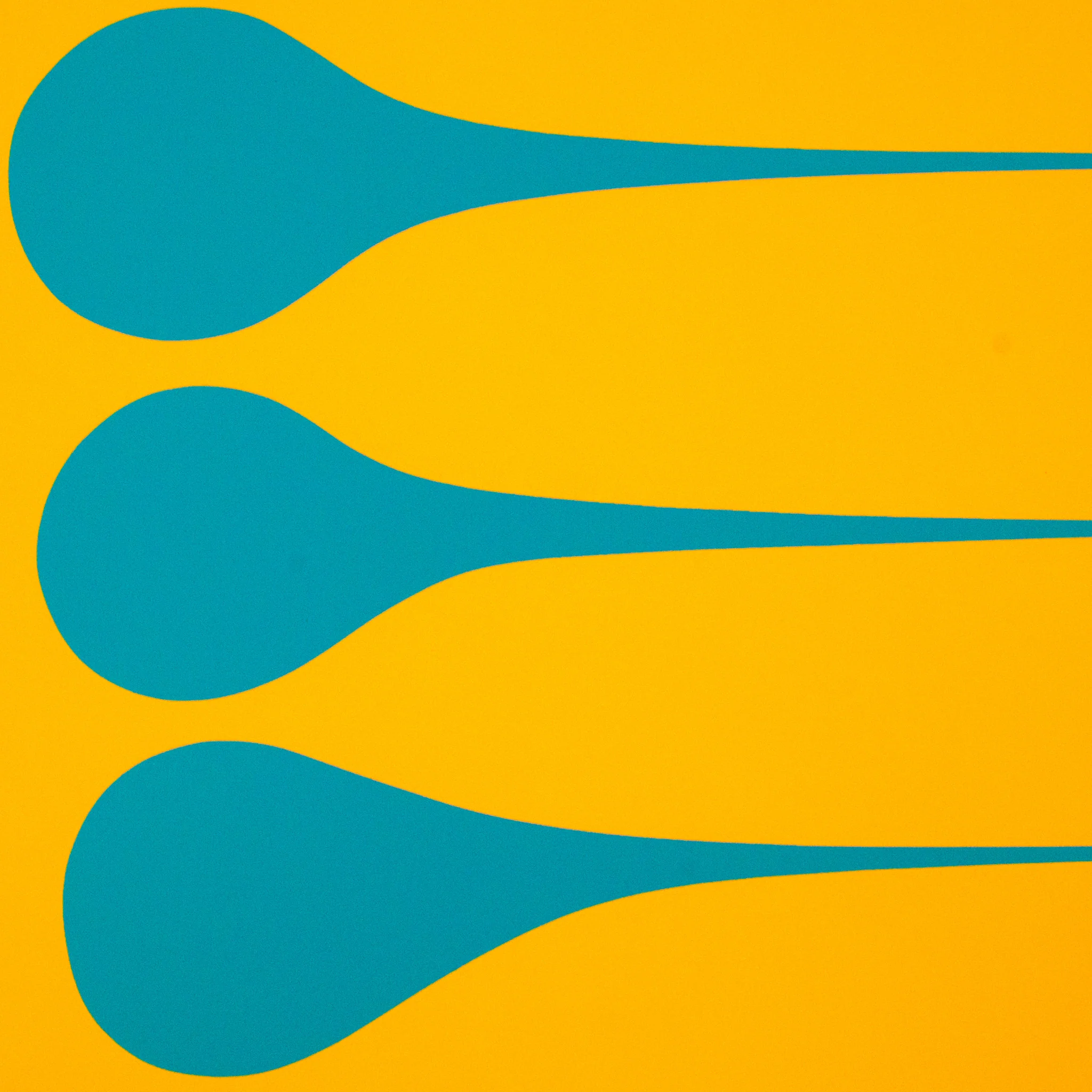 HAROLD TOWN "TANGERINE BLUE STRETCH" LITHO 1971 - Image 5