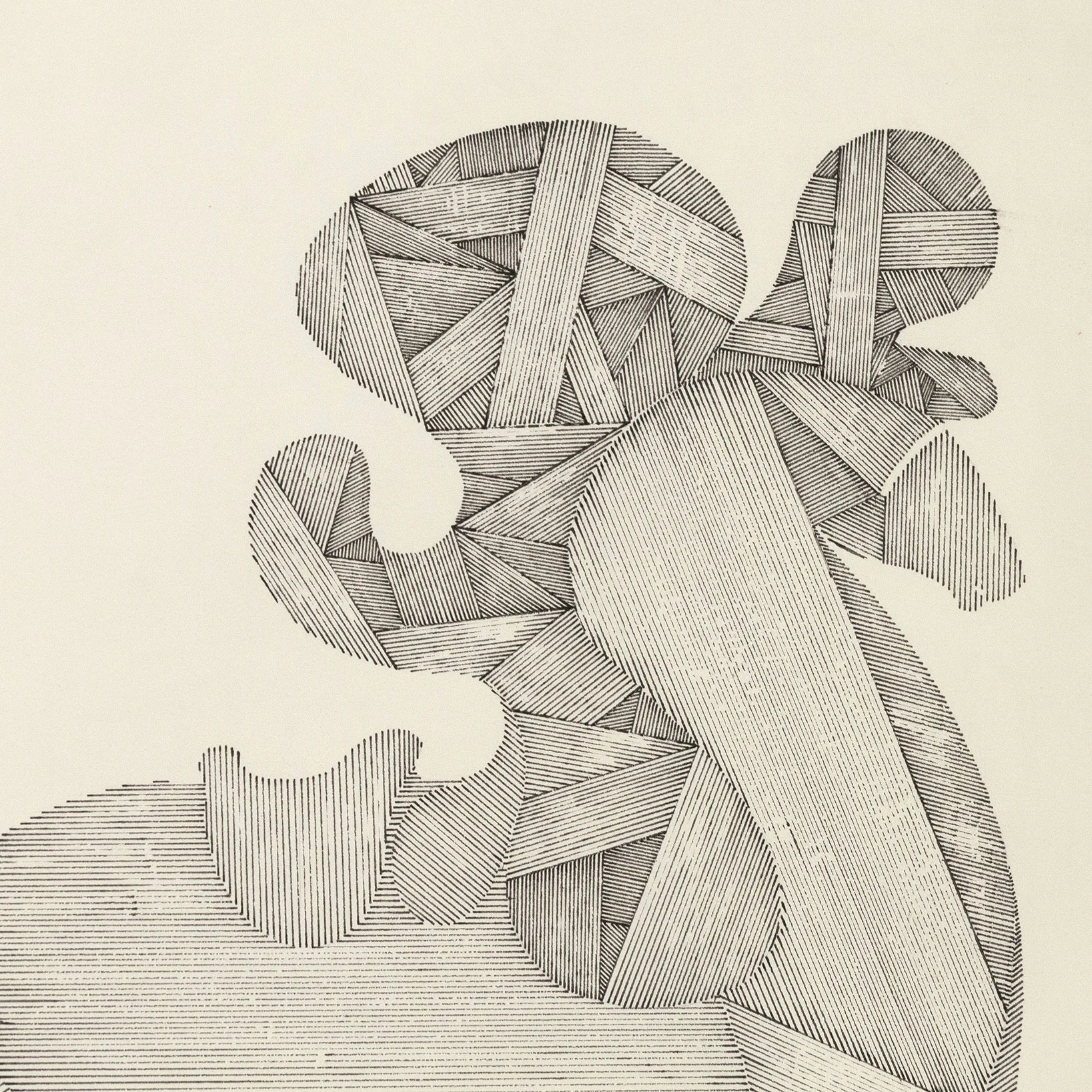 HAROLD TOWN "TOY HORSE #179" DRAWING, 1982 - Image 5