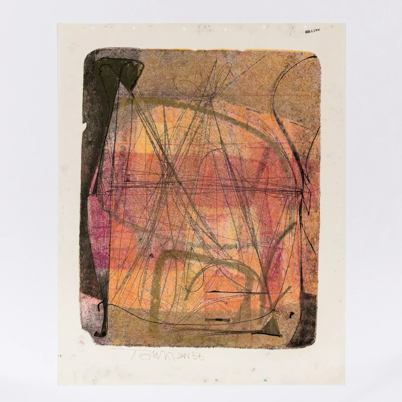HAROLD TOWN "TRIANGLE BOW" SAP, 1956 - Image 11