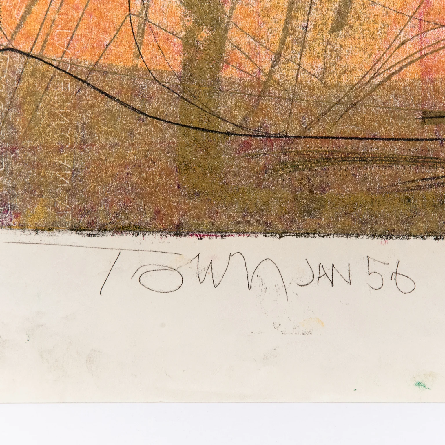 HAROLD TOWN "TRIANGLE BOW" SAP, 1956 - Image 5