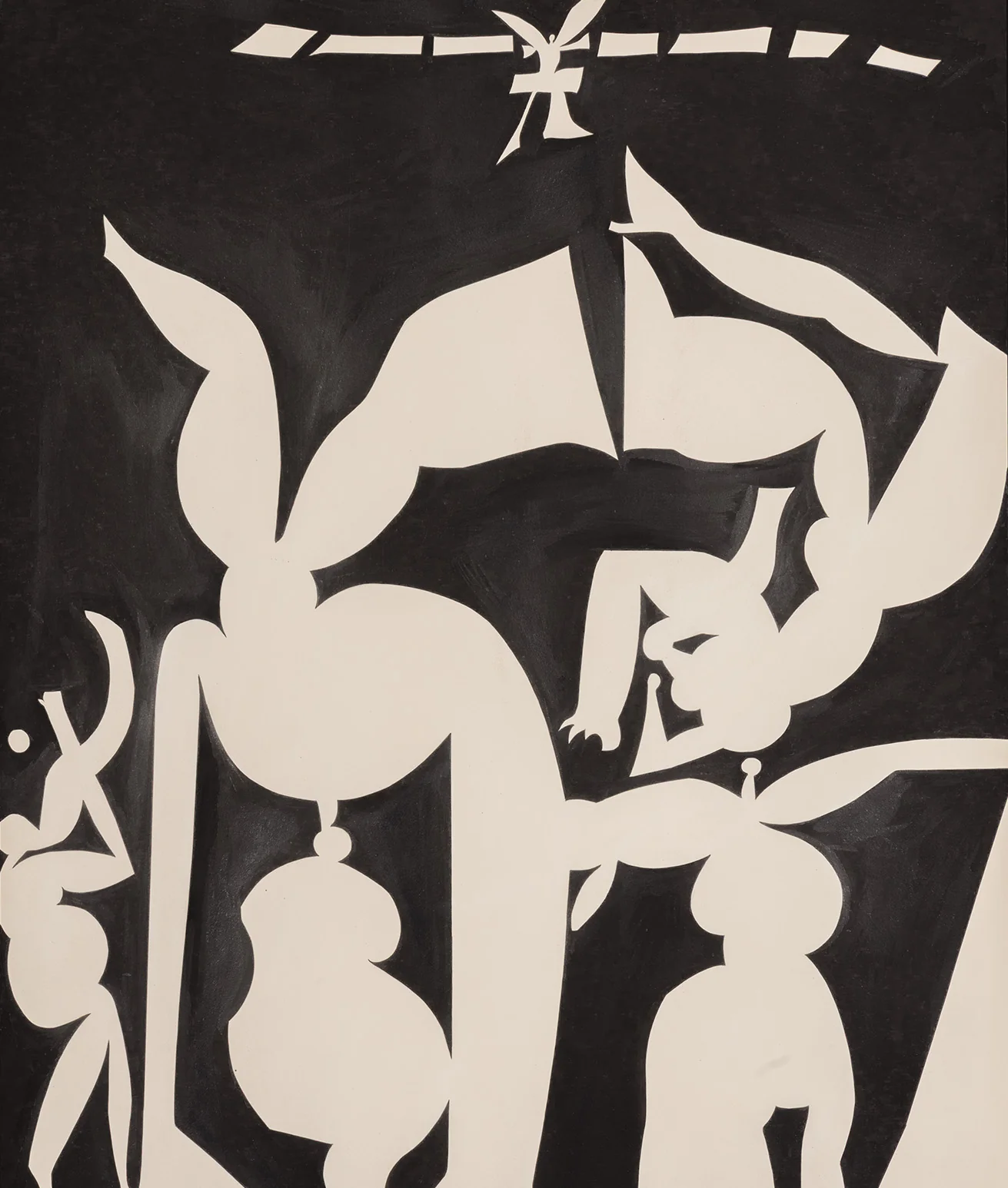 HAROLD TOWN "VALE VARIATION" INK DRAWING, 1977