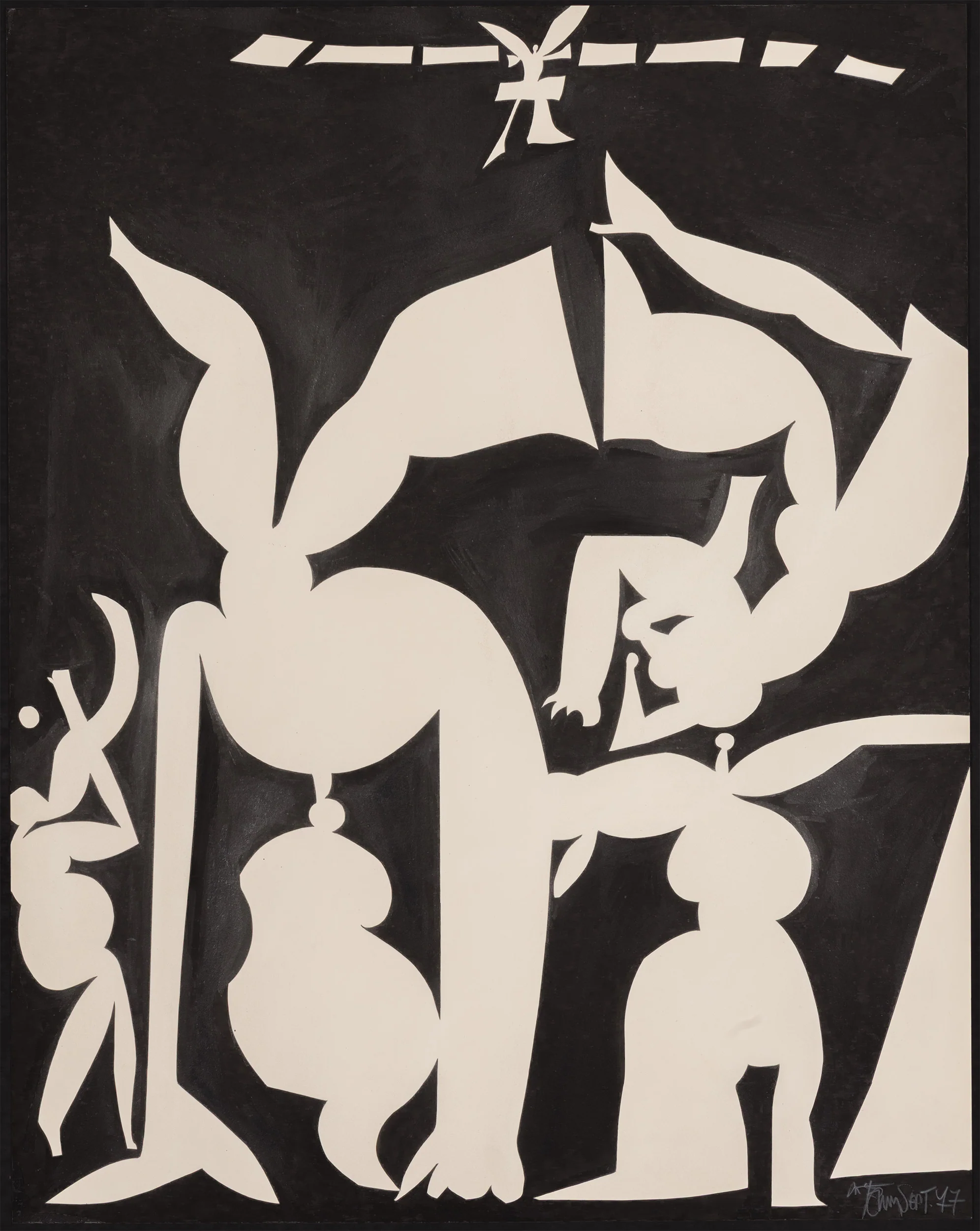HAROLD TOWN "VALE VARIATION" INK DRAWING, 1977 - Image 14