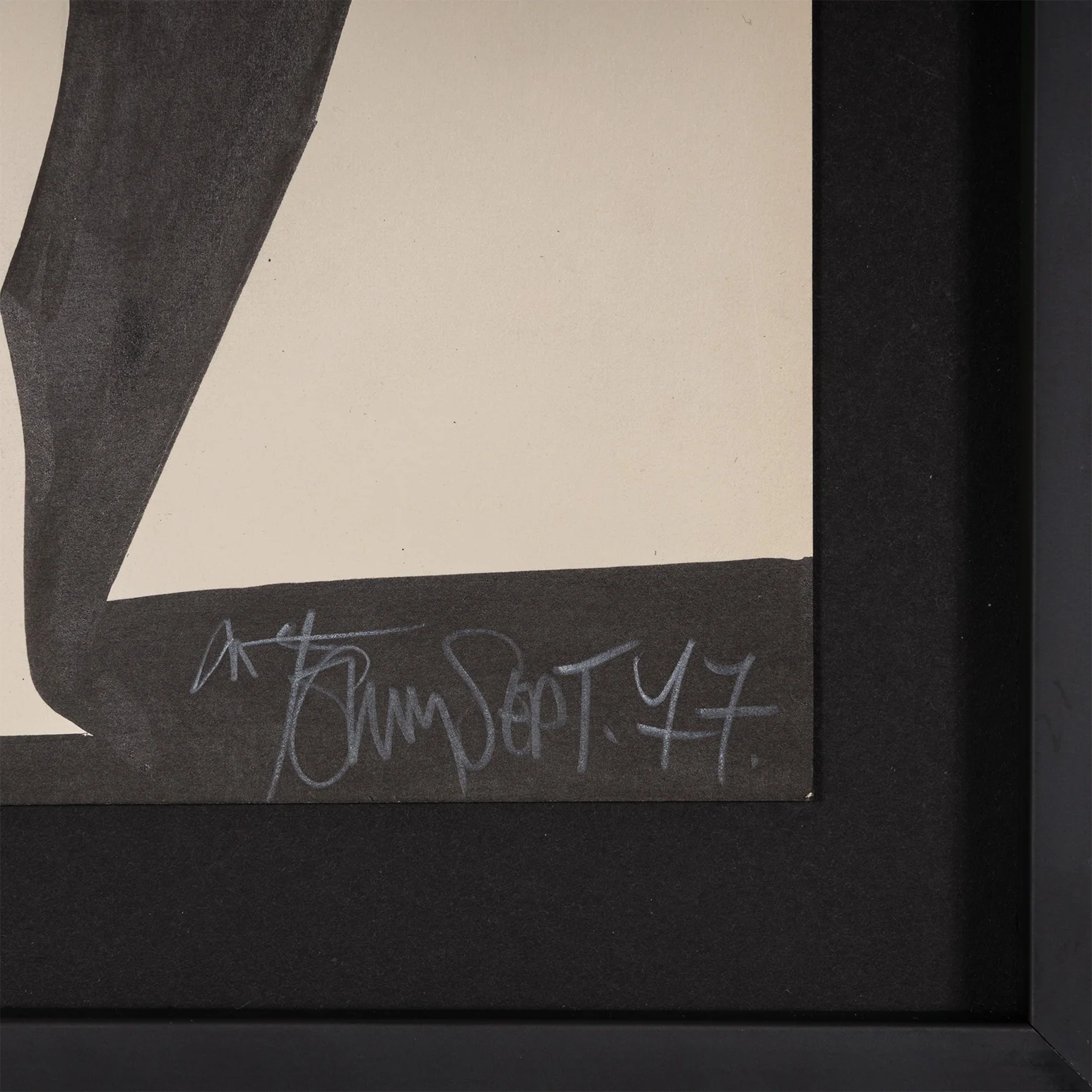 HAROLD TOWN "VALE VARIATION" INK DRAWING, 1977 - Image 4