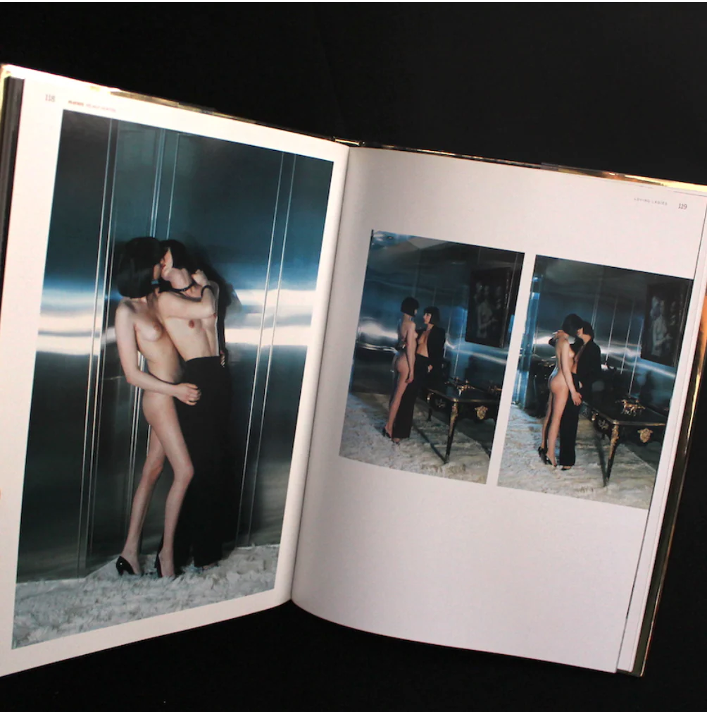 HELMUT NEWTON, "PRUNELLA AND SYLVIE" POLAROID, 1977 - Image 8