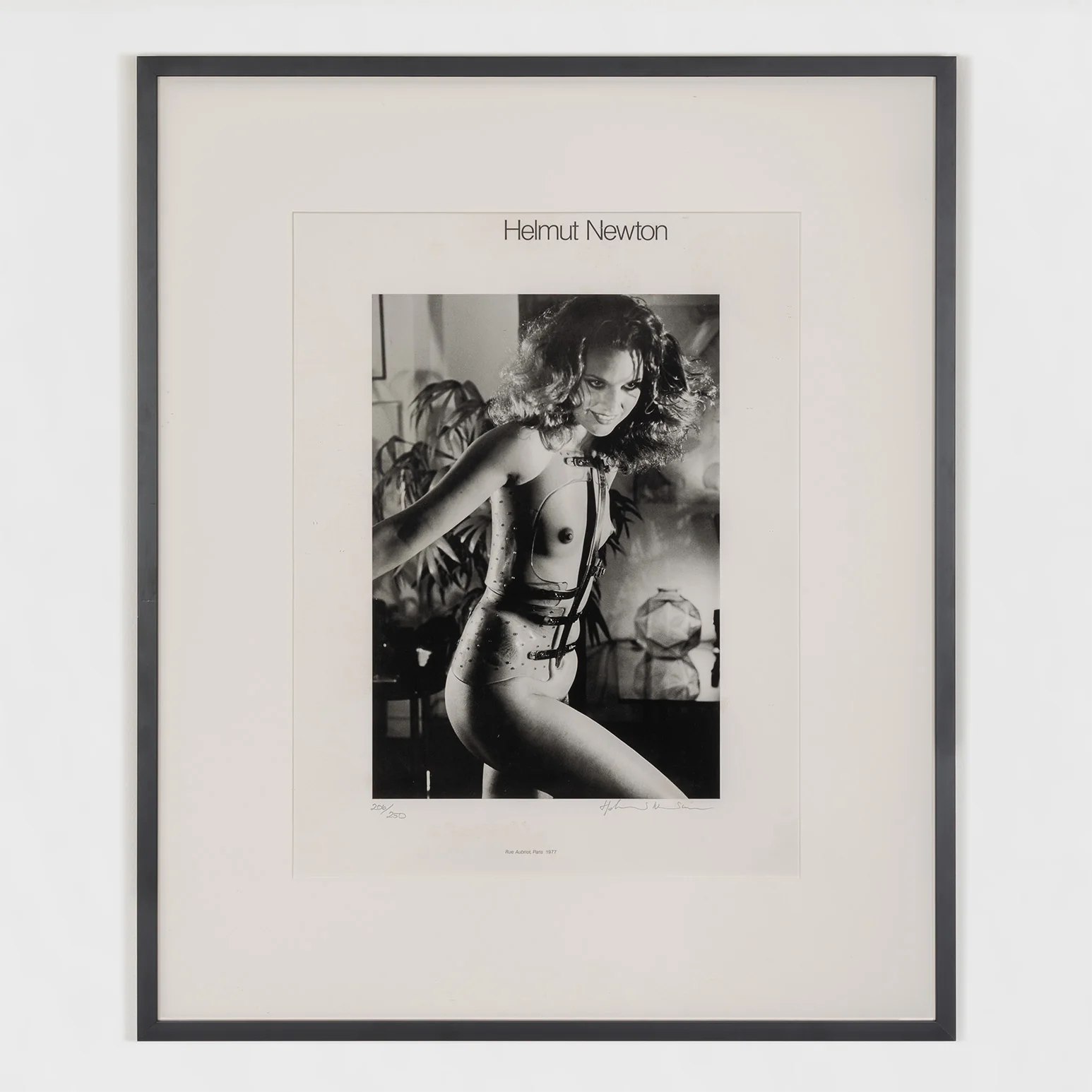 HELMUT NEWTON "RUE AUBRIOT, PARIS" 1977 - Image 2