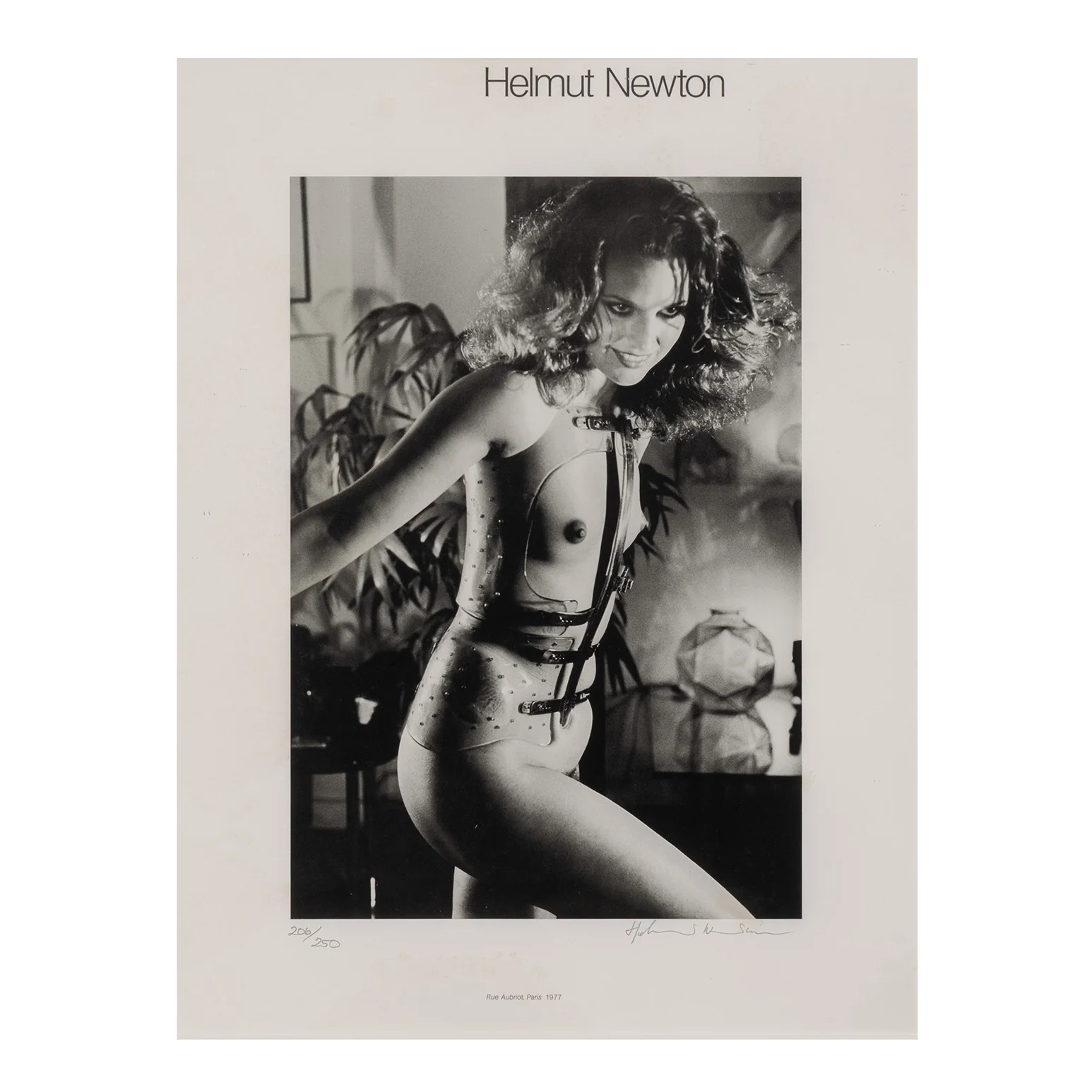 HELMUT NEWTON "RUE AUBRIOT, PARIS" 1977 - Image 3