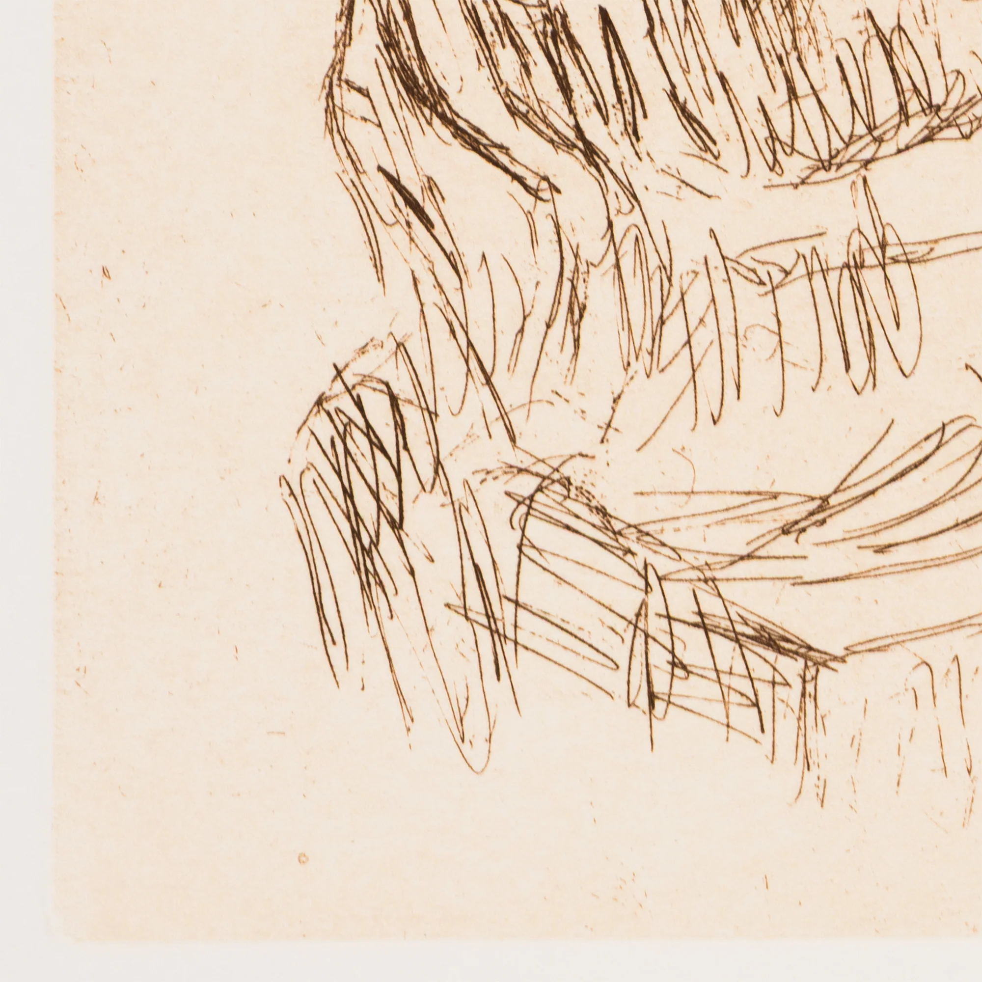 HENRY MOORE "MOTHER AND CHILD - PL 5" ETCHING, 1983 - Image 7