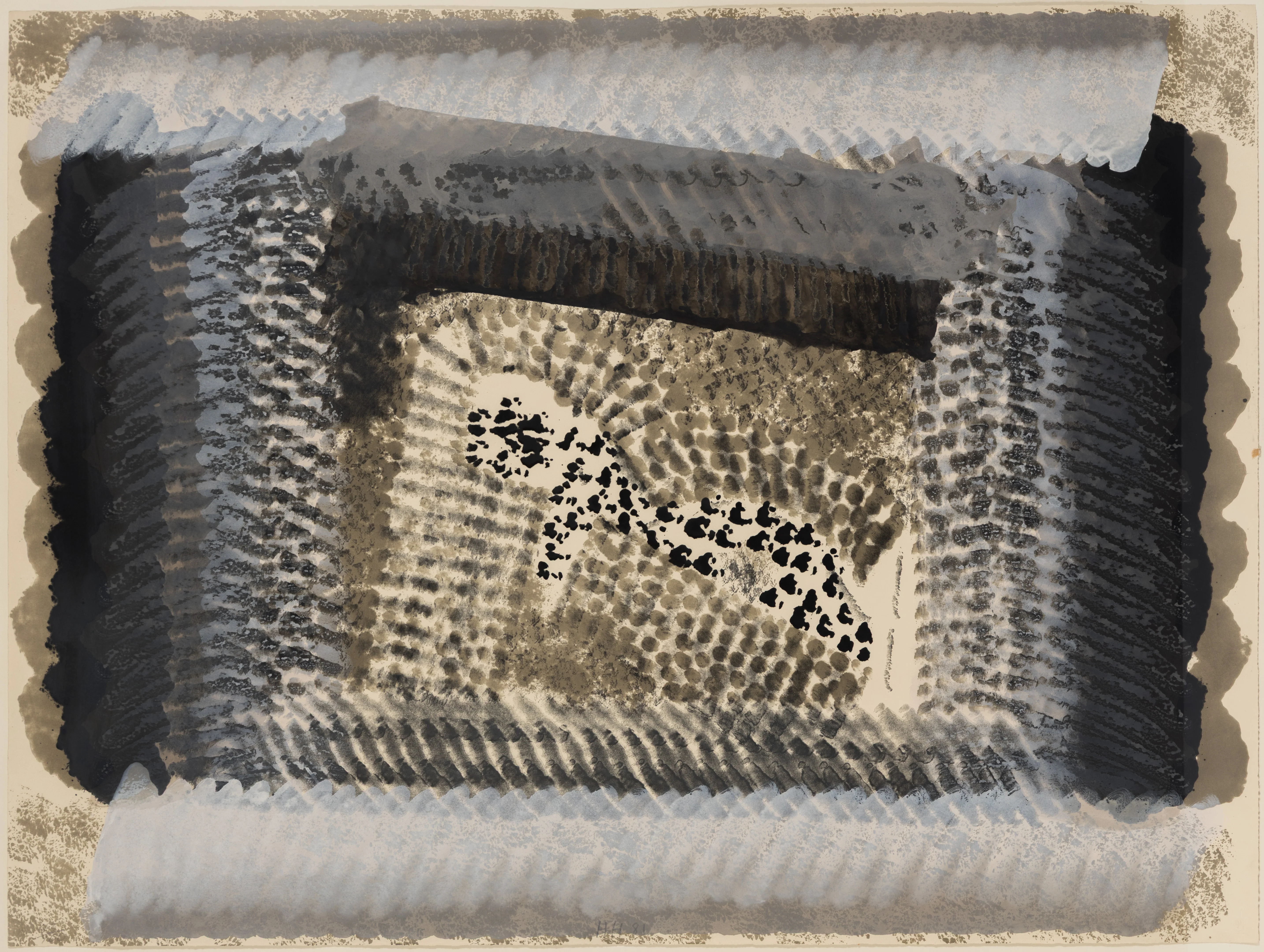 HOWARD HODGKIN "ONE DOWN" LITHOGRAPH, 1981-82 - Image 19