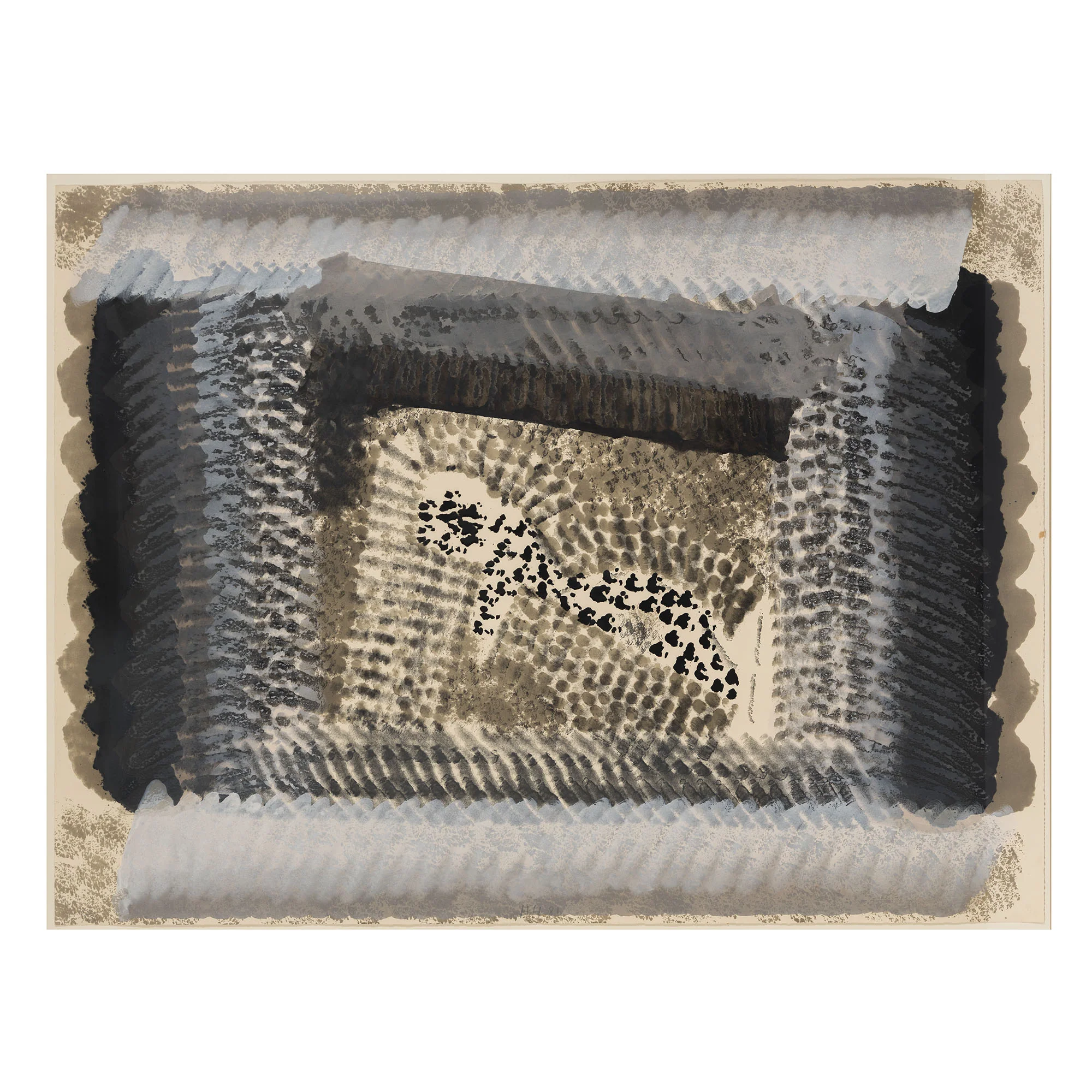 HOWARD HODGKIN "ONE DOWN" LITHOGRAPH, 1981-82 - Image 3