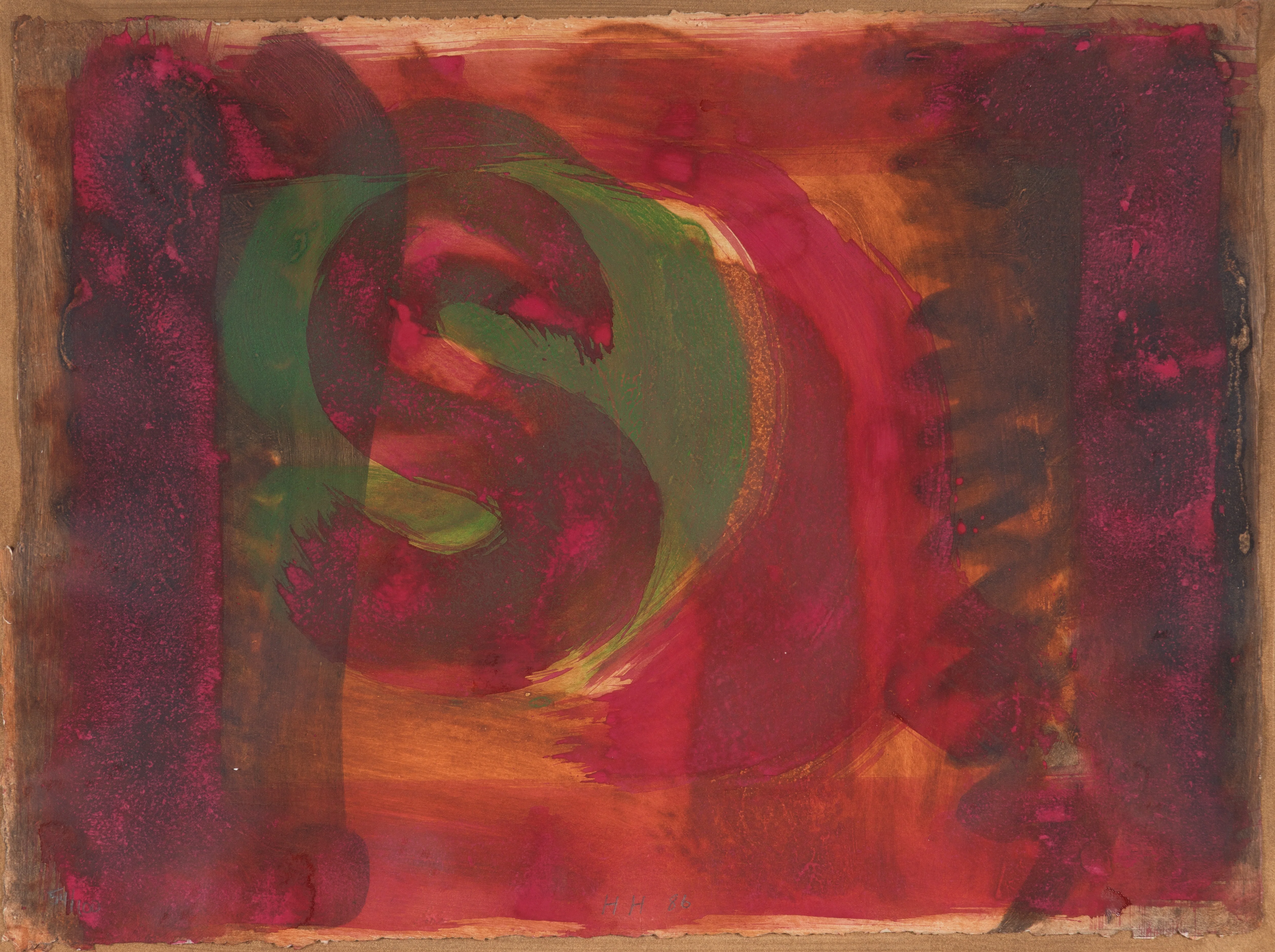 HOWARD HODGKIN "RED LISTENING EAR" 1986 - Image 16