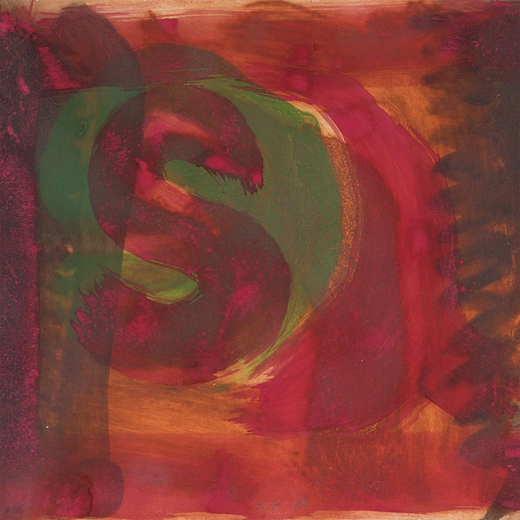 HOWARD HODGKIN "RED LISTENING EAR" 1986 - Image 5