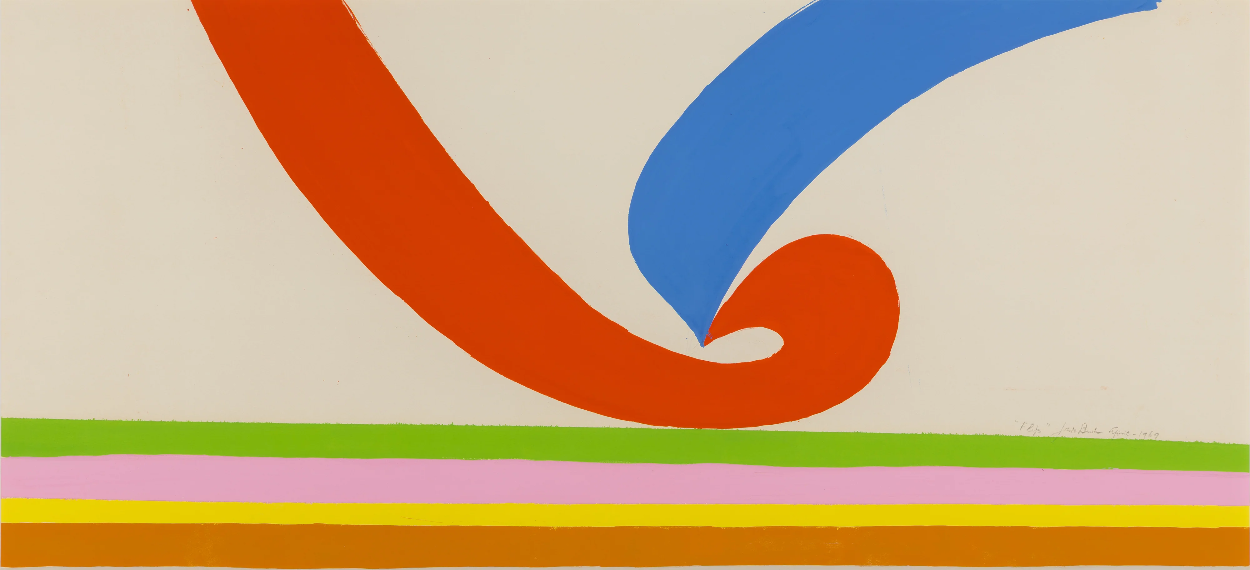 JACK BUSH "FLIP" GOUACHE, 1969 - Image 12