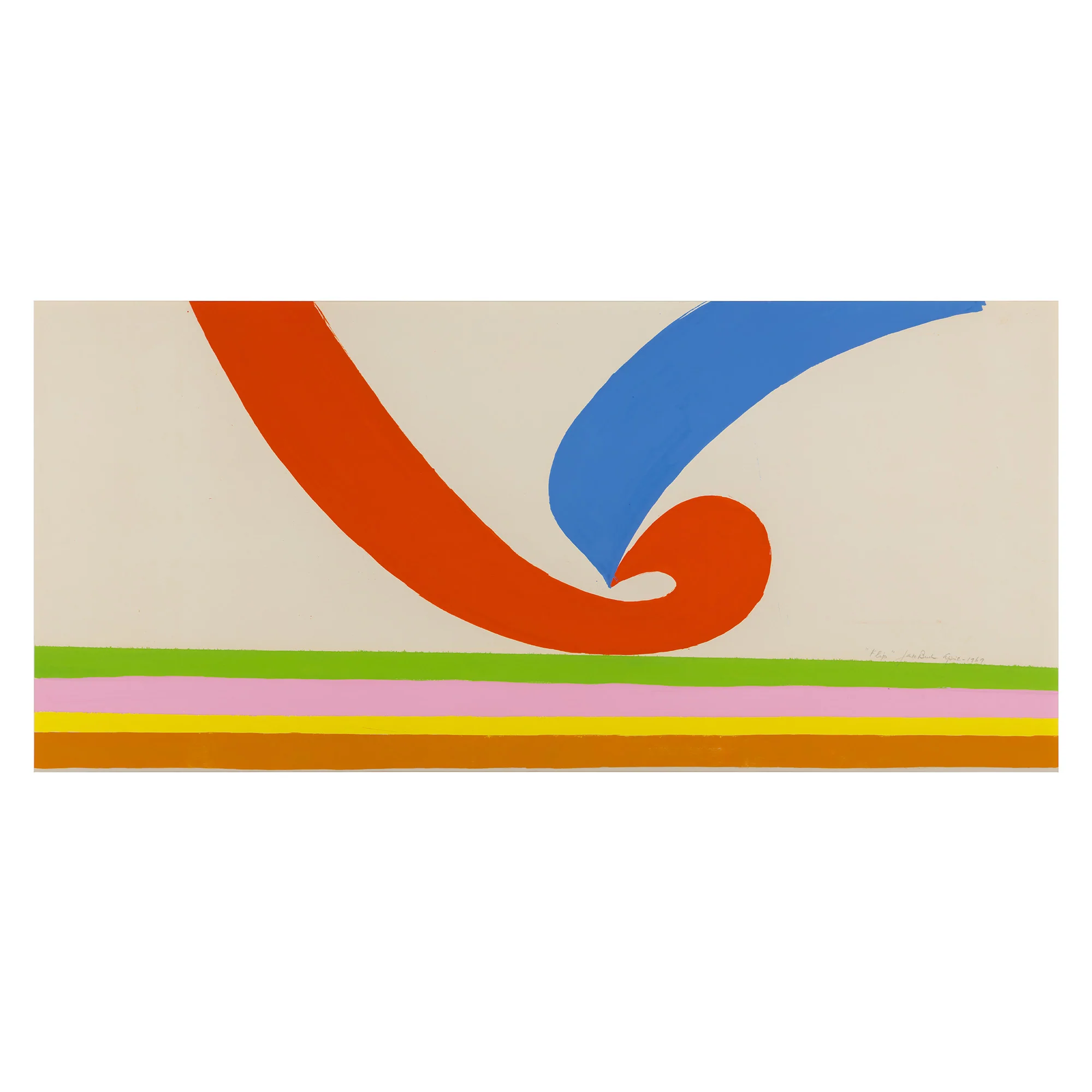 JACK BUSH "FLIP" GOUACHE, 1969 - Image 3