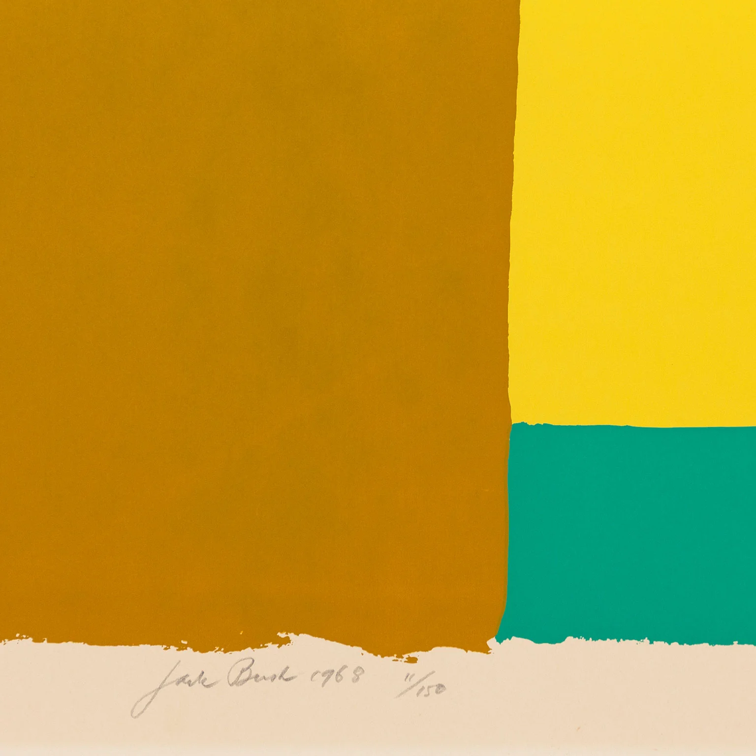 JACK BUSH "FRIDAY MORNING" SERIGRAPH, 1968 - Image 3