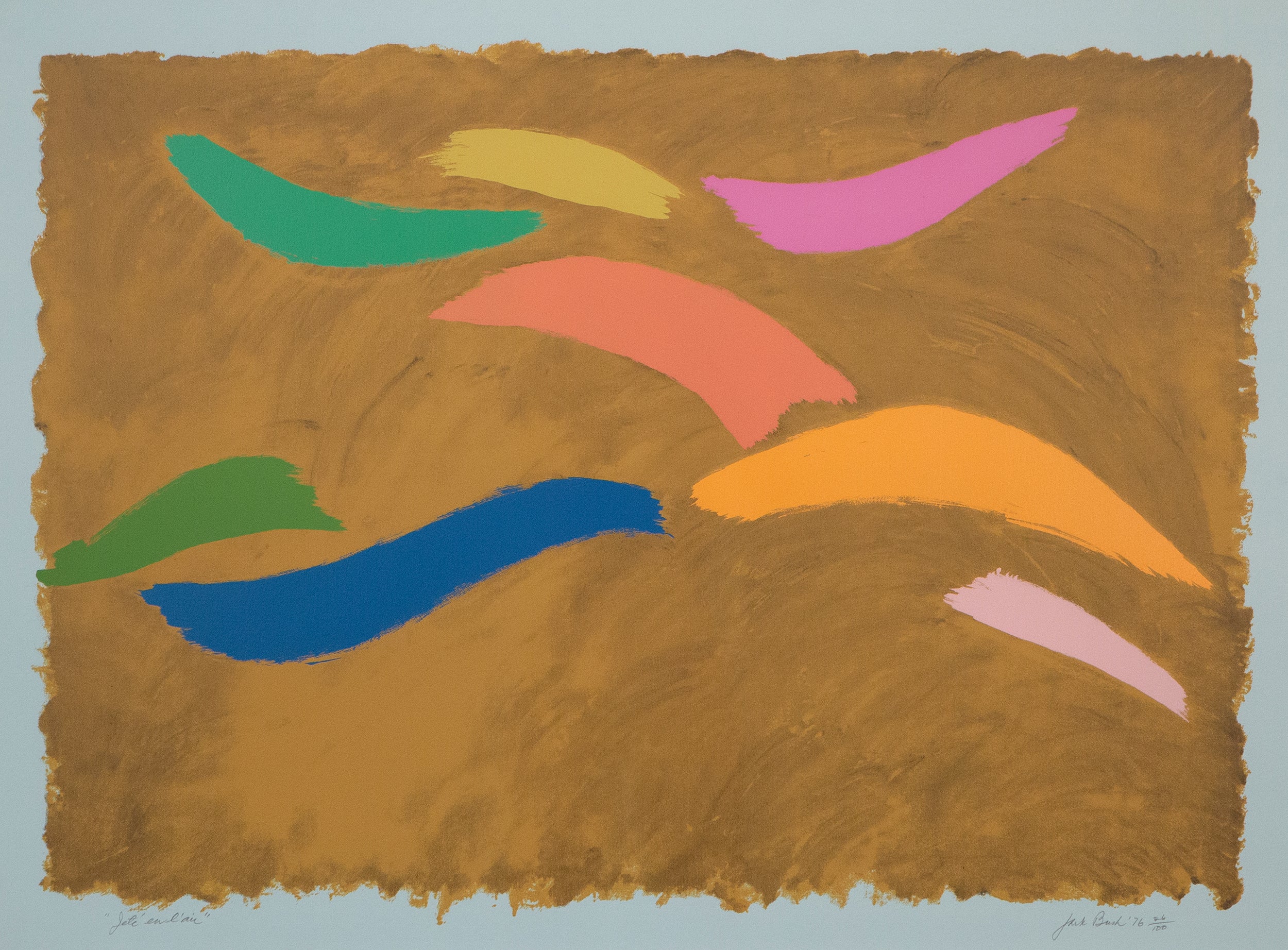 JACK BUSH "JETÉ EN L’AIR" SERIGRAPH, 1976 - Image 12