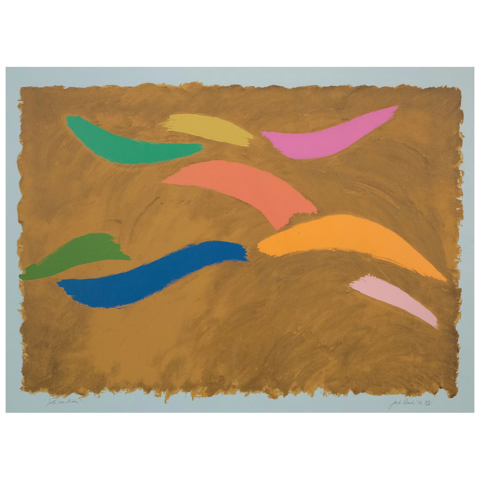 JACK BUSH "JETÉ EN L’AIR" SERIGRAPH, 1976 - Image 3