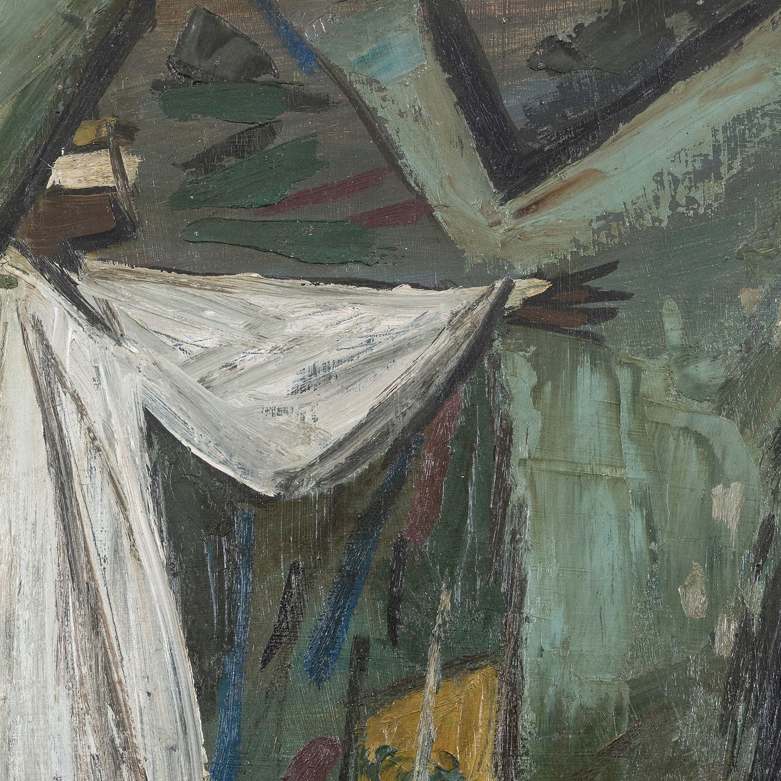 JACK BUSH "THE SEARCHER" OIL ON MASONITE, 1952 - Image 4