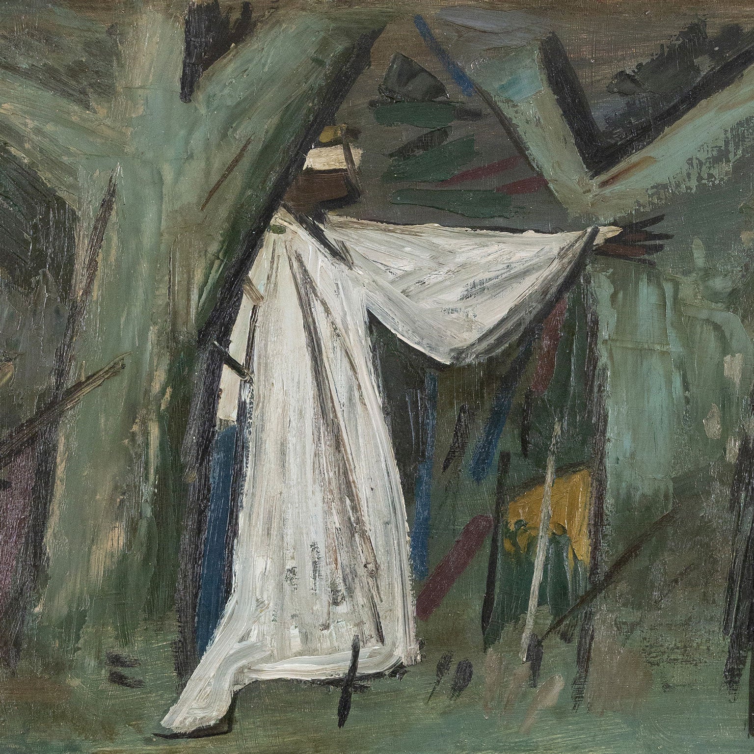 JACK BUSH "THE SEARCHER" OIL ON MASONITE, 1952 - Image 6