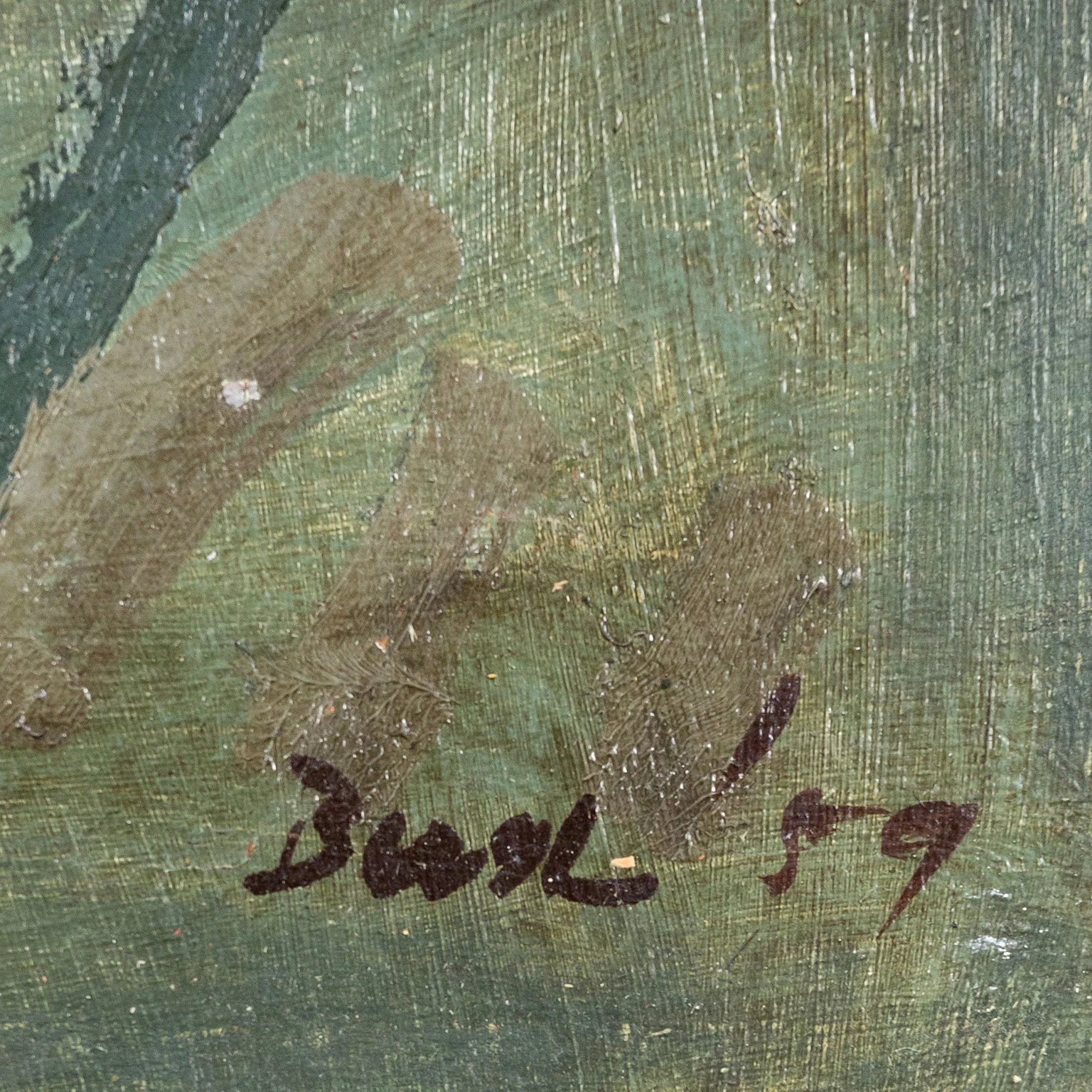 JACK BUSH "THE SEARCHER" OIL ON MASONITE, 1952 - Image 8