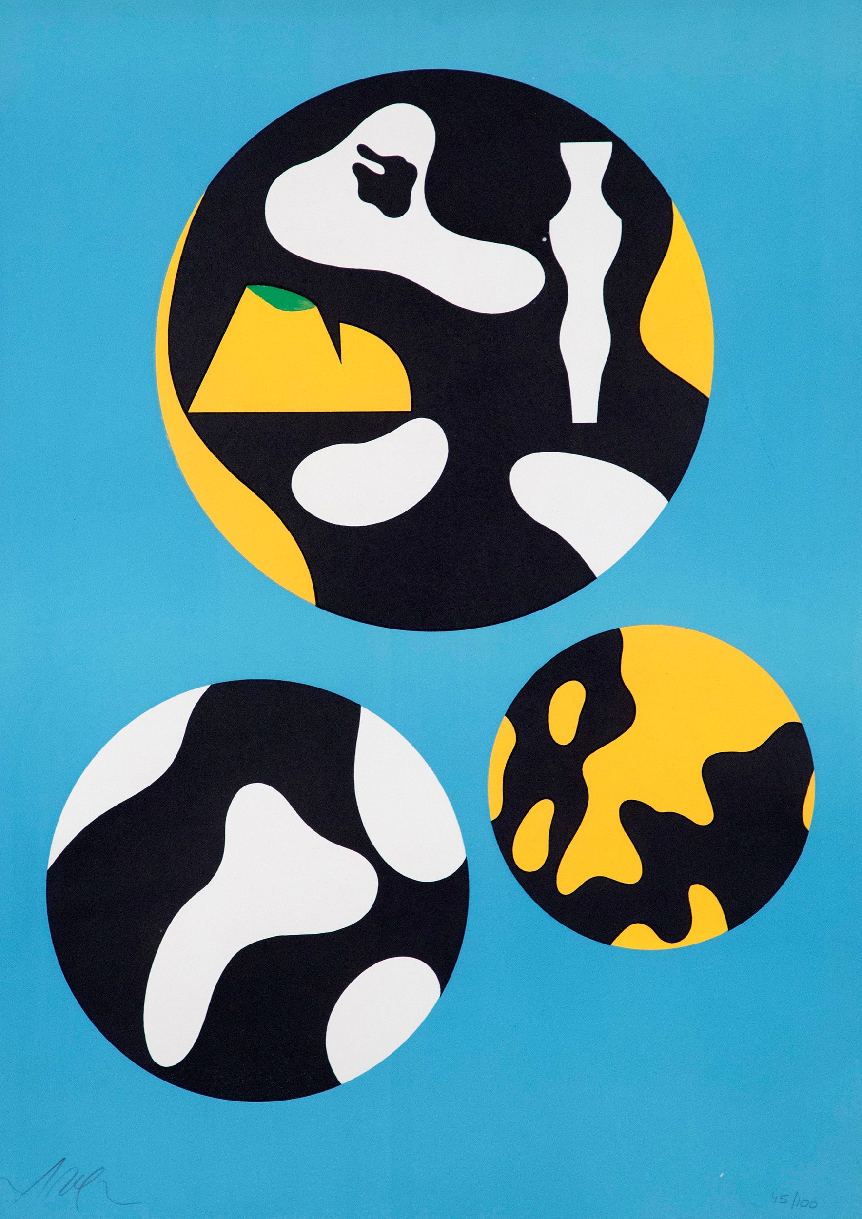 JEAN ARP "DE LA FAMILLE DES ÉTOILES" LITHOGRAPH, 1965 - Image 12