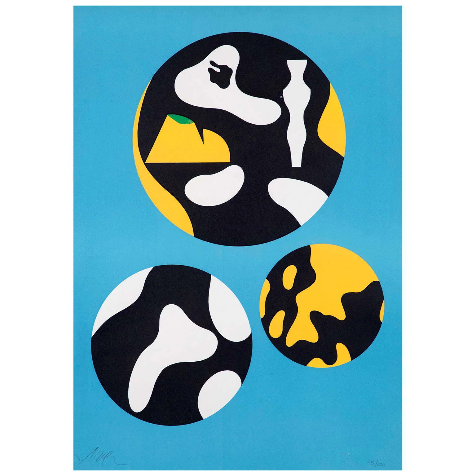 JEAN ARP "DE LA FAMILLE DES ÉTOILES" LITHOGRAPH, 1965 - Image 3