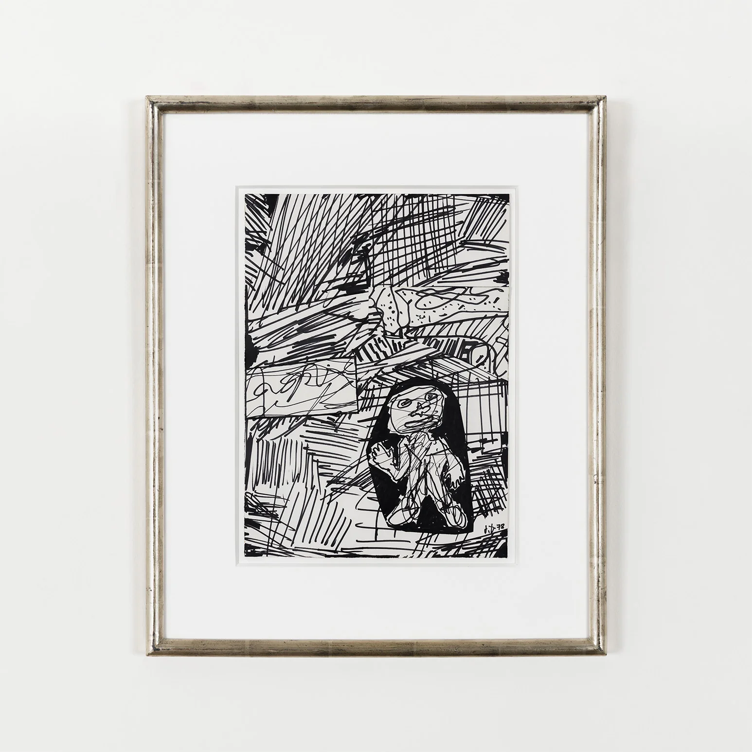JEAN DUBUFFET "SITUATION XXVIII" COLLAGE, 1978 - Image 2