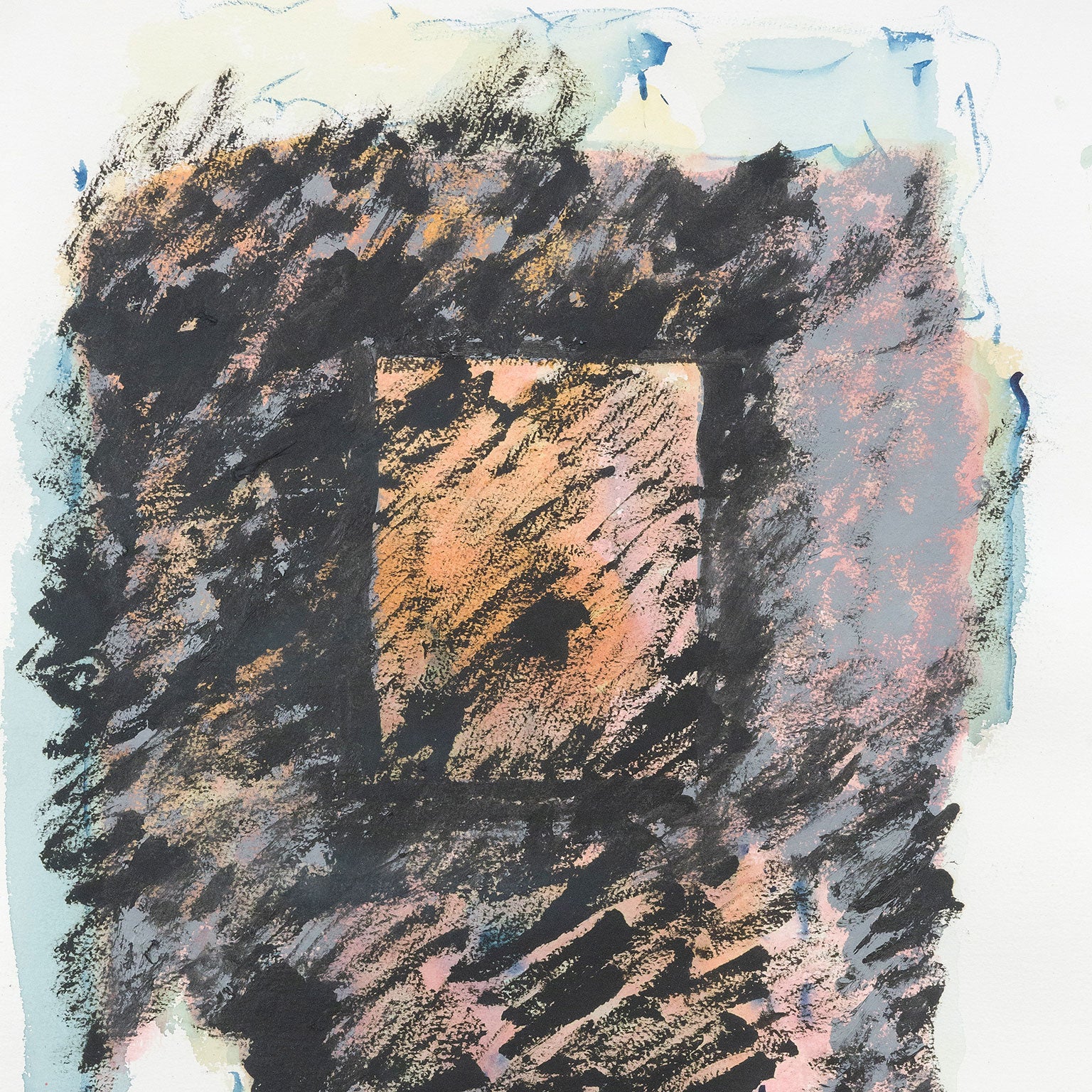 JEAN McEWEN "UNTITLED" WATERCOLOR, 1989 - Image 6