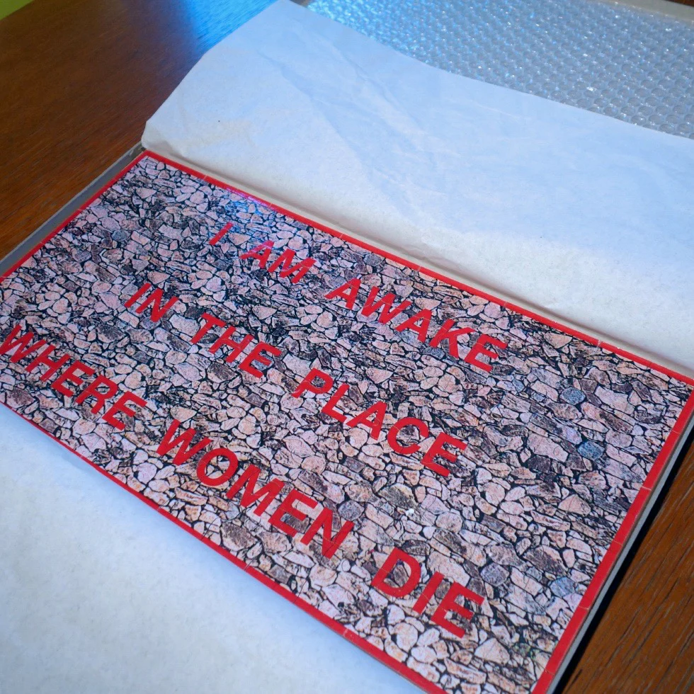 JENNY HOLZER "I AM AWAKE," 1996 - Image 4