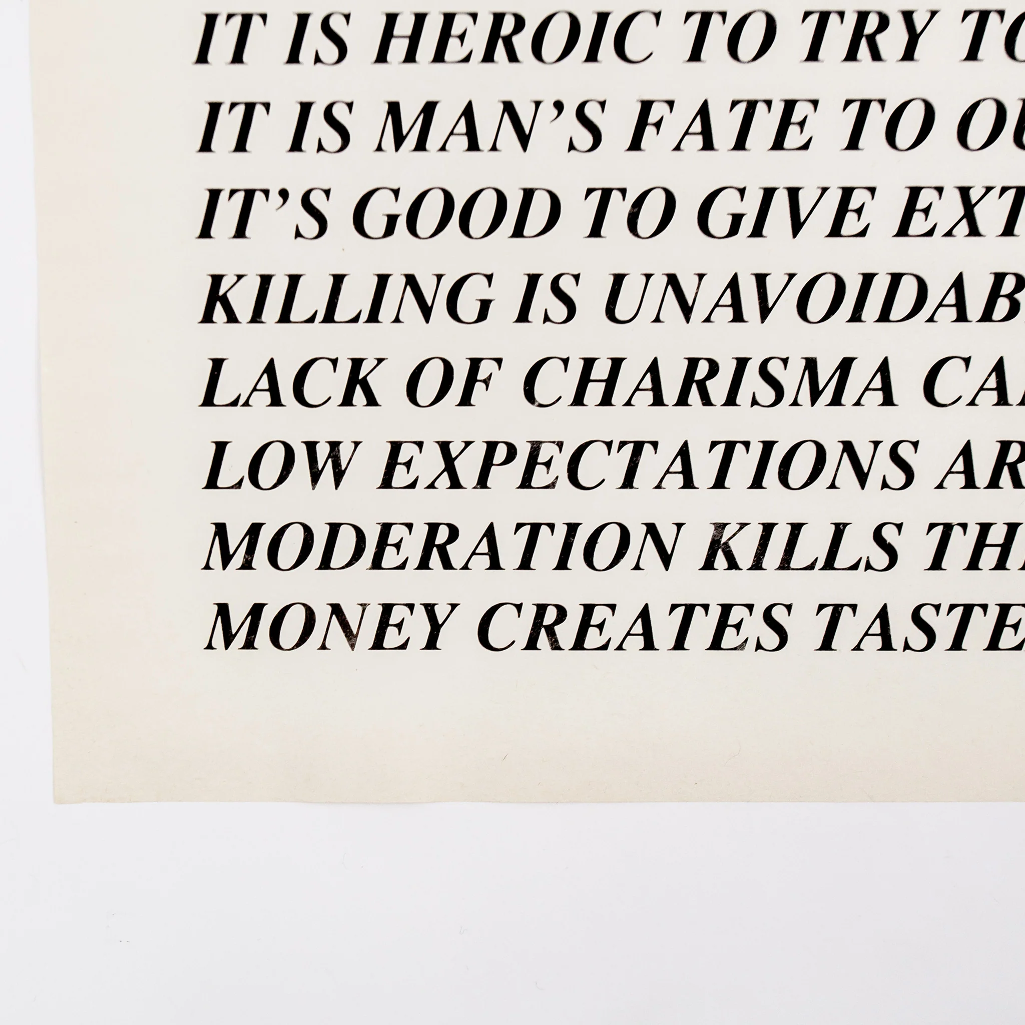 JENNY HOLZER "TRUISMS (TORONTO)" 1982 - Image 12